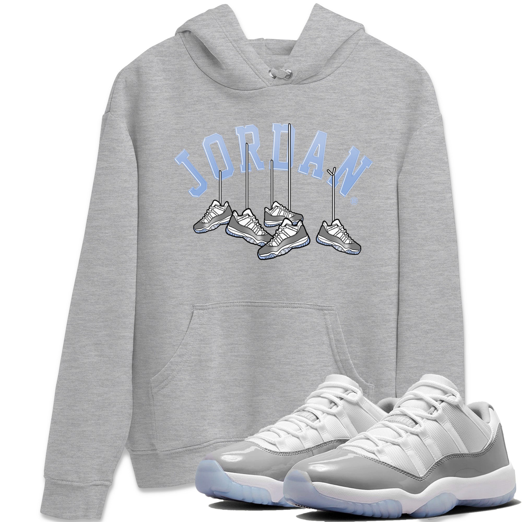 Hanging snkmatchs Unisex Tops - Air Jordan 11 White Cement