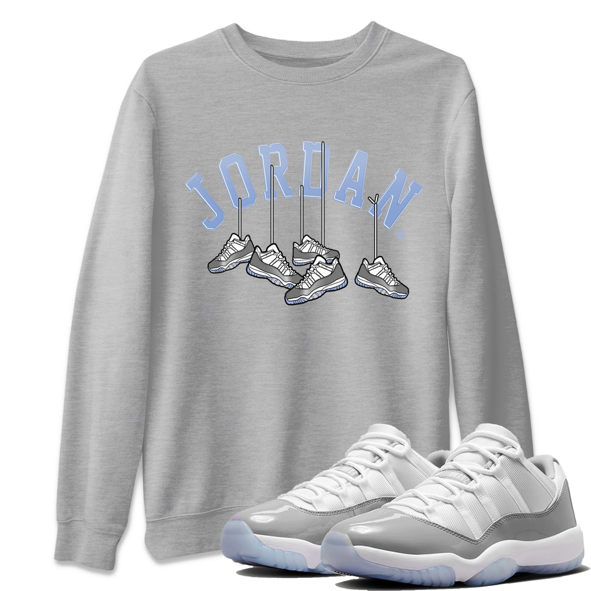 Hanging snkmatchs Unisex Tops - Air Jordan 11 White Cement
