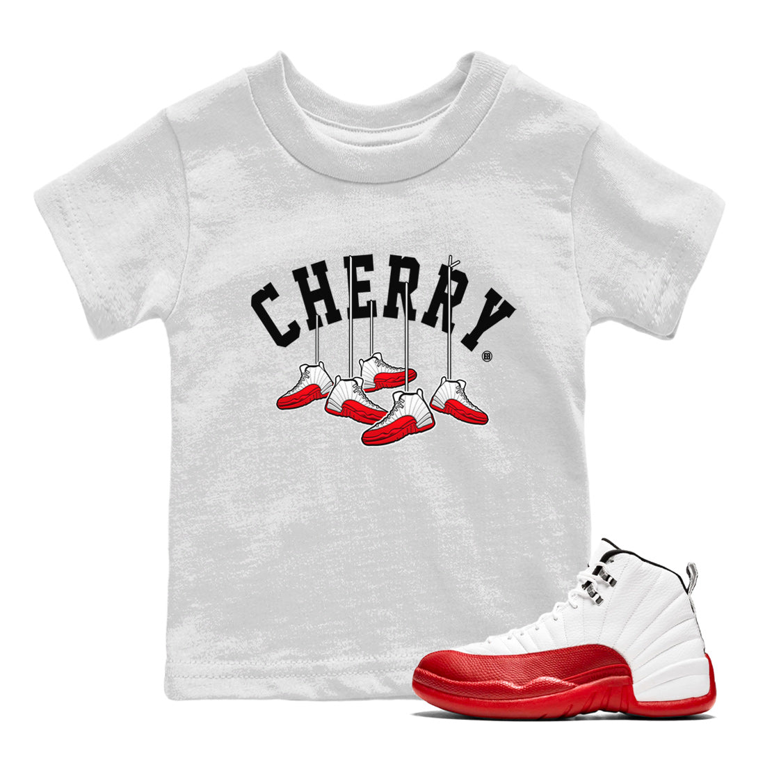 Hanging snkmatchs Kids Tops - Air Jordan 12 Cherry