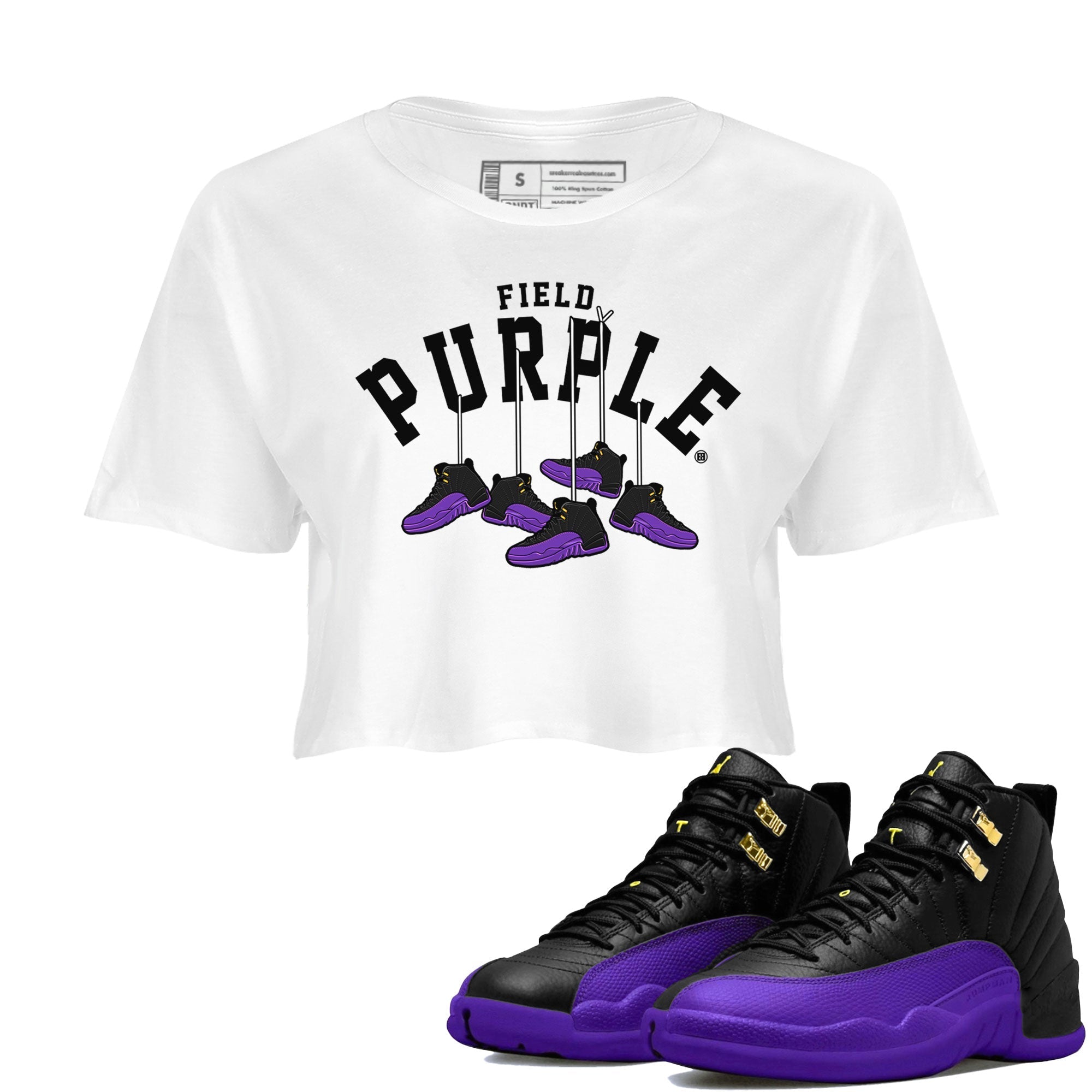 Hanging snkmatchs snkmatch Women's Top - Air Jordan 12 Field Purple