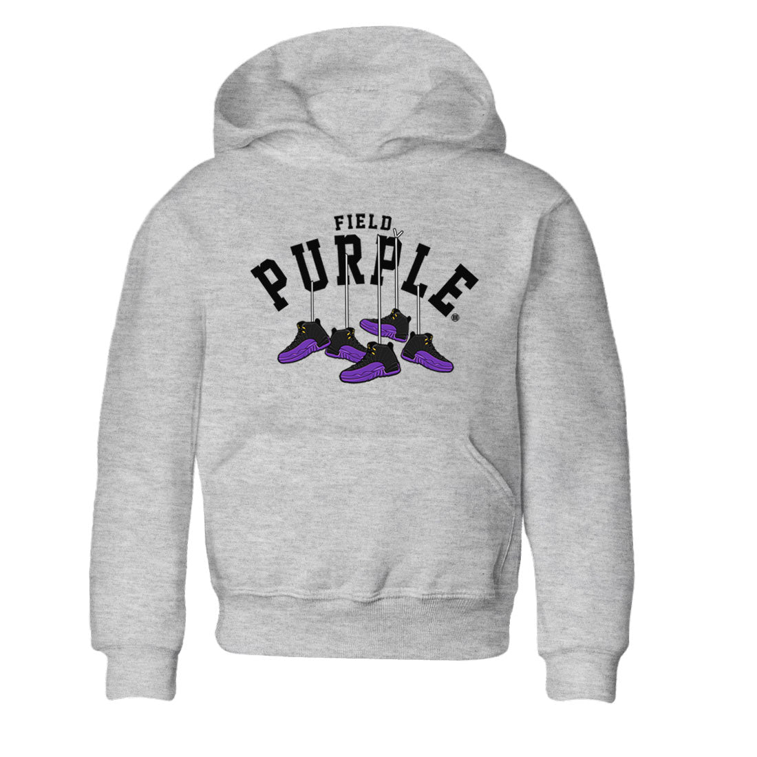 Hanging snkmatchs snkmatch Tee Kids - Air Jordan 12 Field Purple