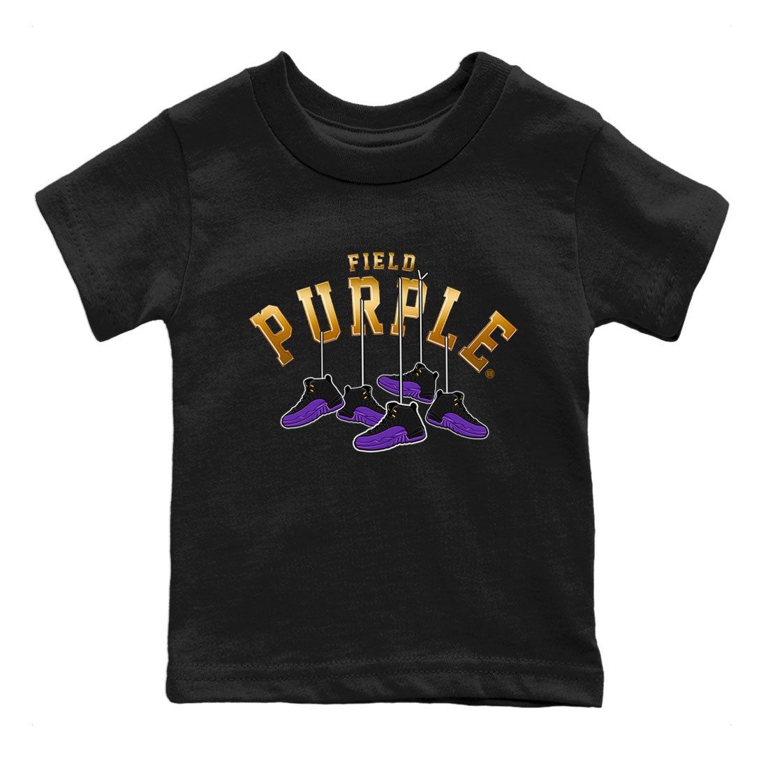 Hanging snkmatchs snkmatch Tee Kids - Air Jordan 12 Field Purple