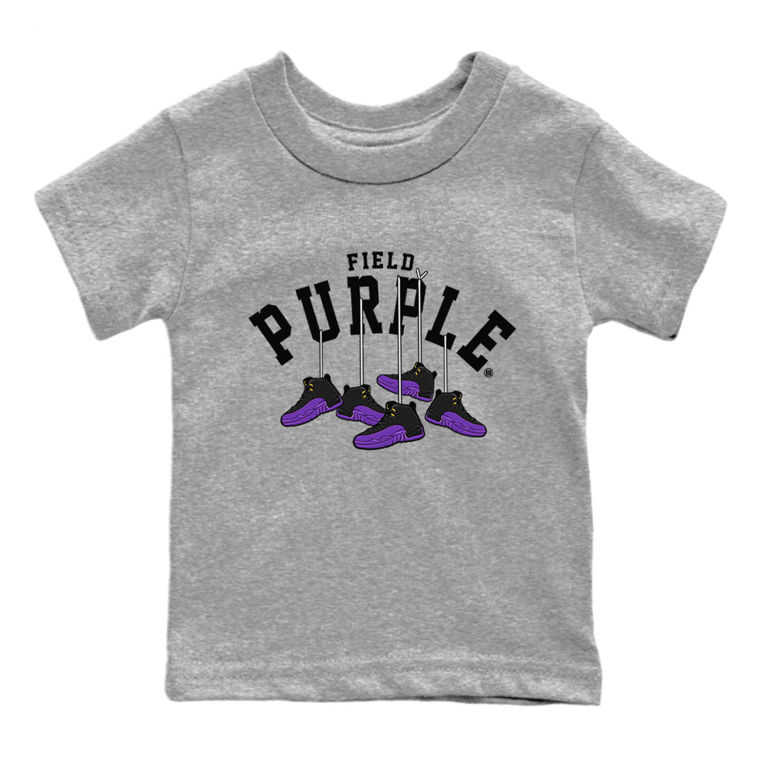 Hanging snkmatchs snkmatch Tee Kids - Air Jordan 12 Field Purple