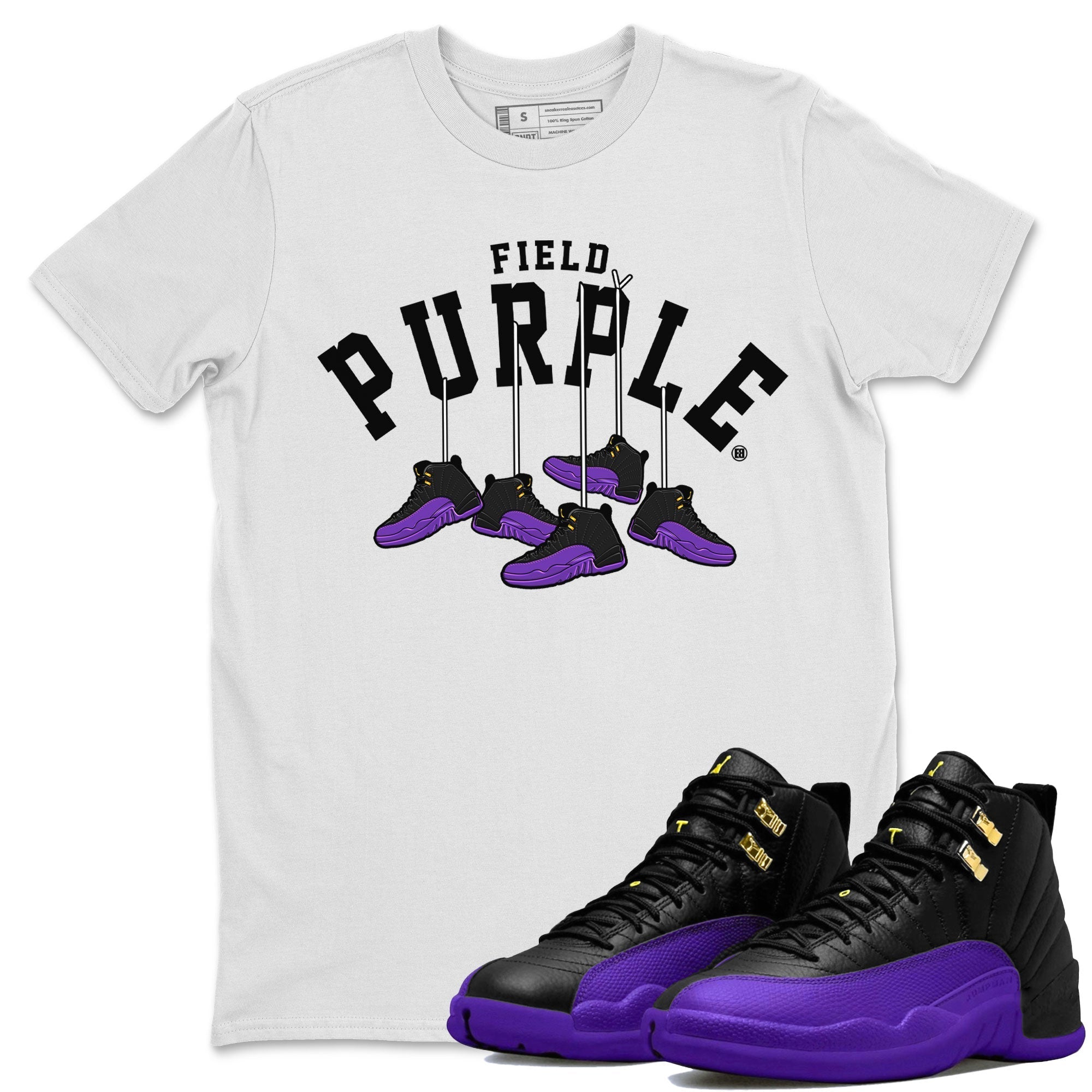 Hanging snkmatchs snkmatch Tee - Air Jordan 12 Field Purple