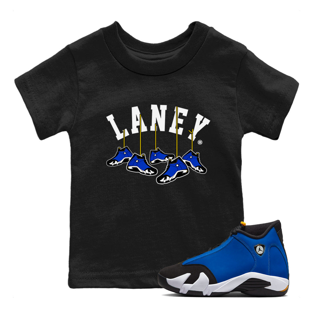 Hanging snkmatchs Kids Tops - Air Jordan 14 Laney