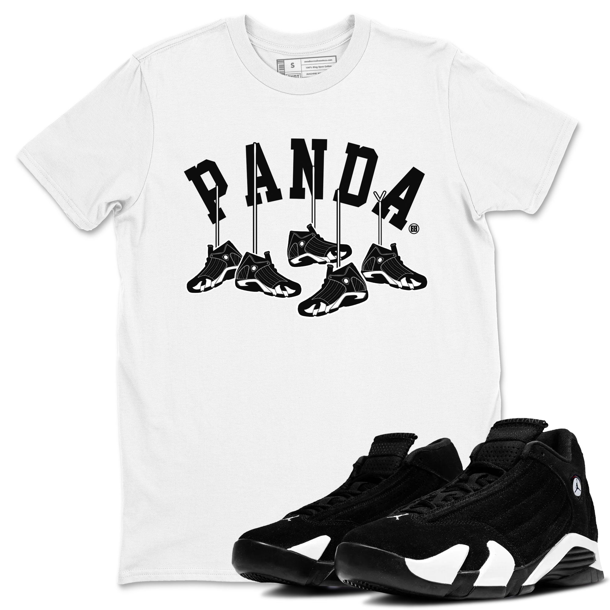 Hanging snkmatchs snkmatch Tees - Air Jordan 14 Panda