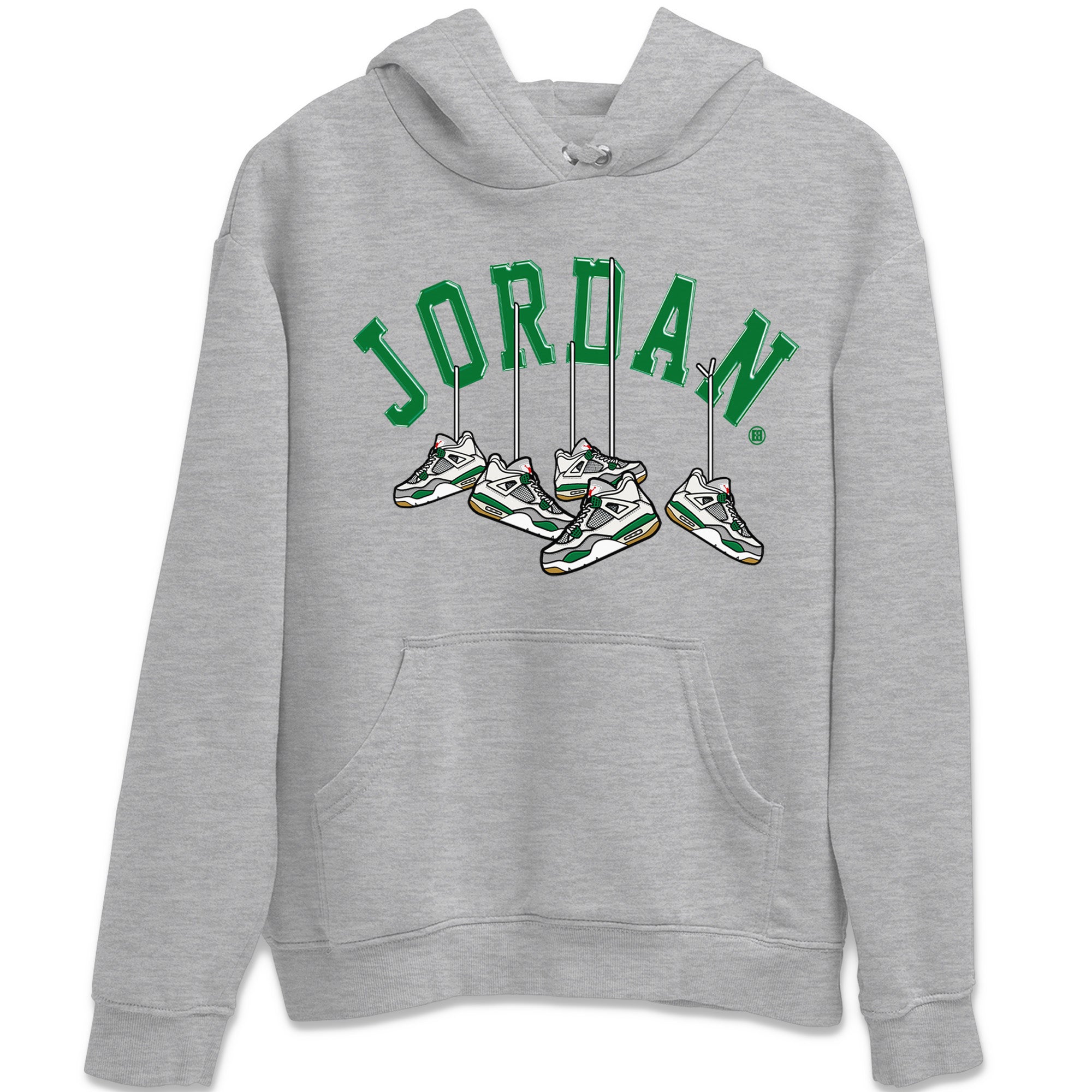Hanging snkmatchs Unisex Tops - Air Jordan 4 Pine Green
