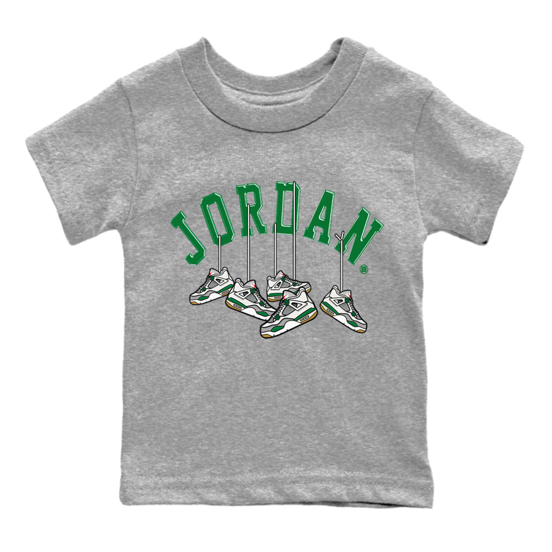 Hanging snkmatchs Kids Tops - Air Jordan 4 Pine Green SB