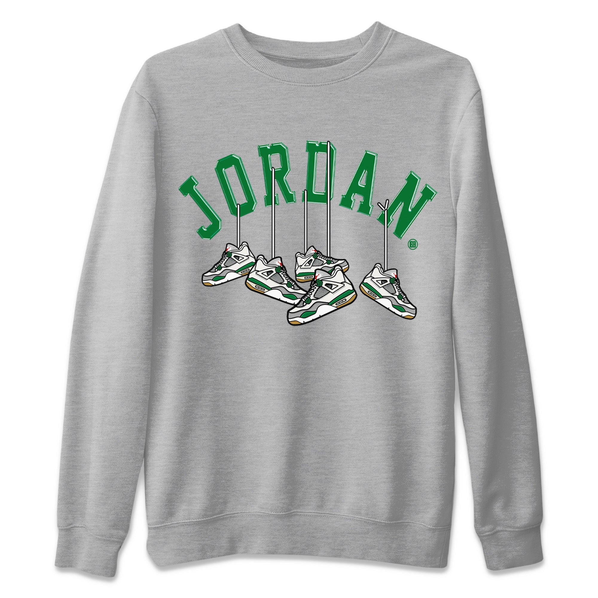 Hanging snkmatchs Unisex Tops - Air Jordan 4 Pine Green