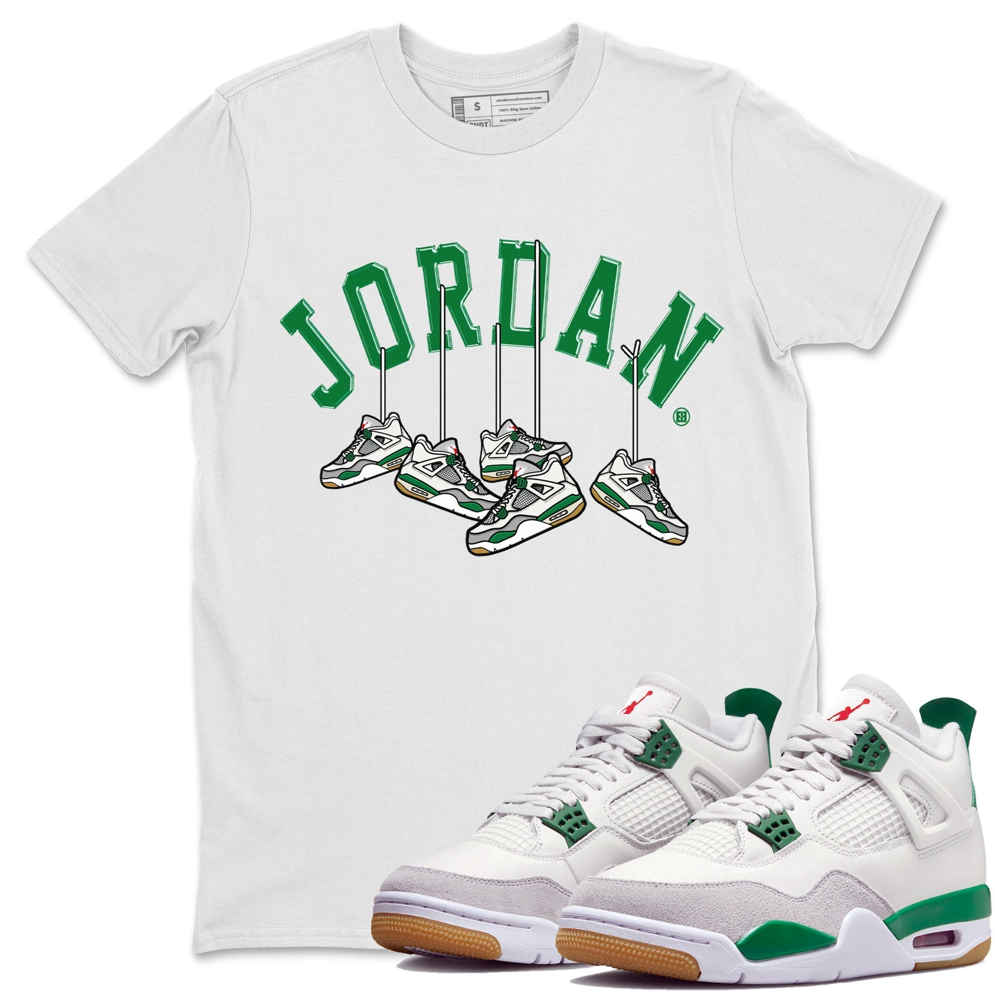Hanging snkmatchs Unisex Tops - Air Jordan 4 Pine Green SB