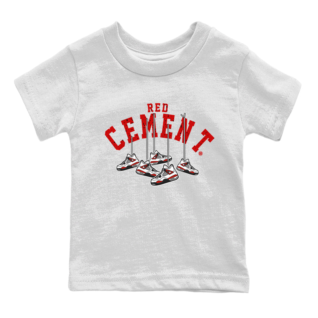 Hanging snkmatchs Kids Tops - Air Jordan 4 Red Cement