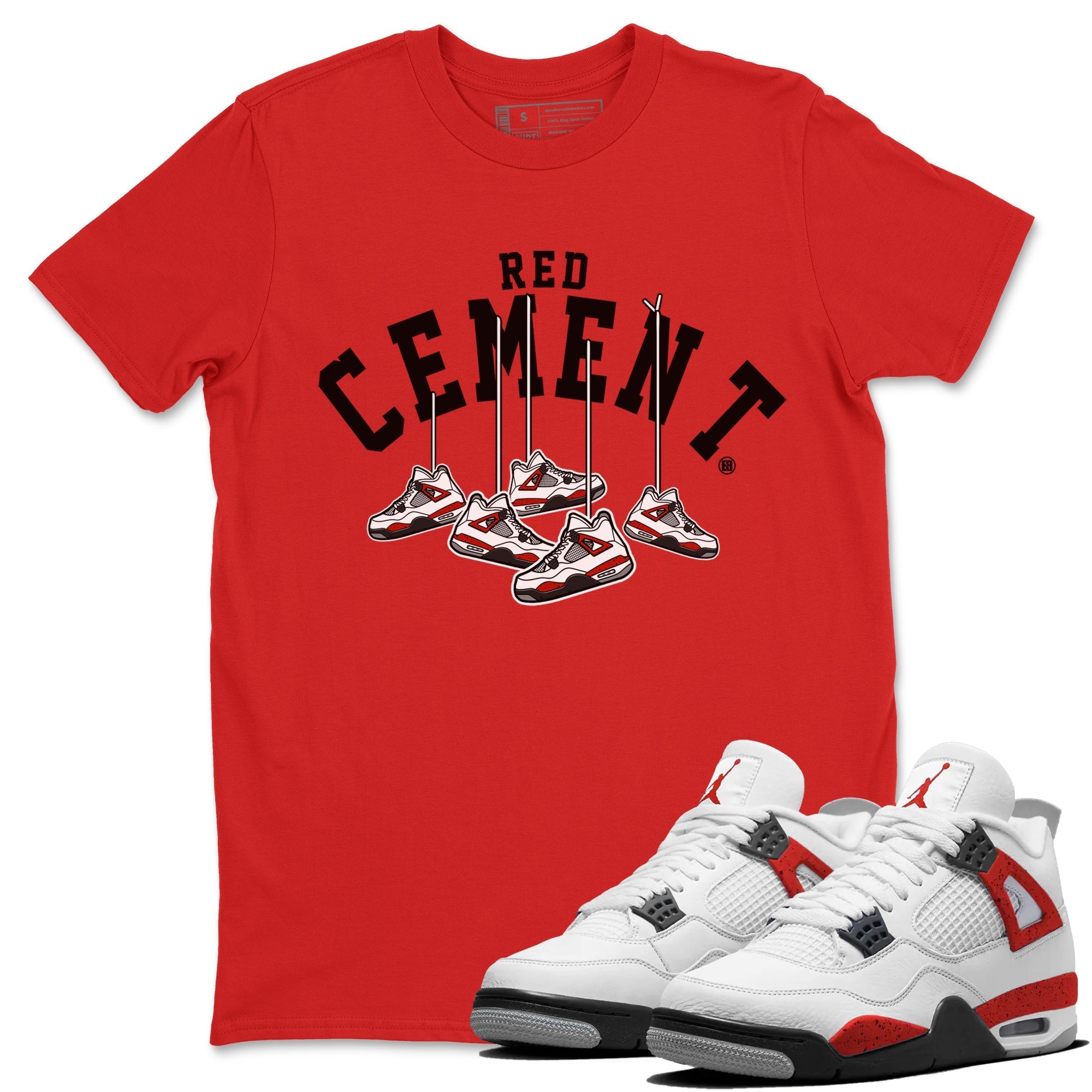 Hanging snkmatchs Unisex Tops - Air Jordan 4 Red Cement