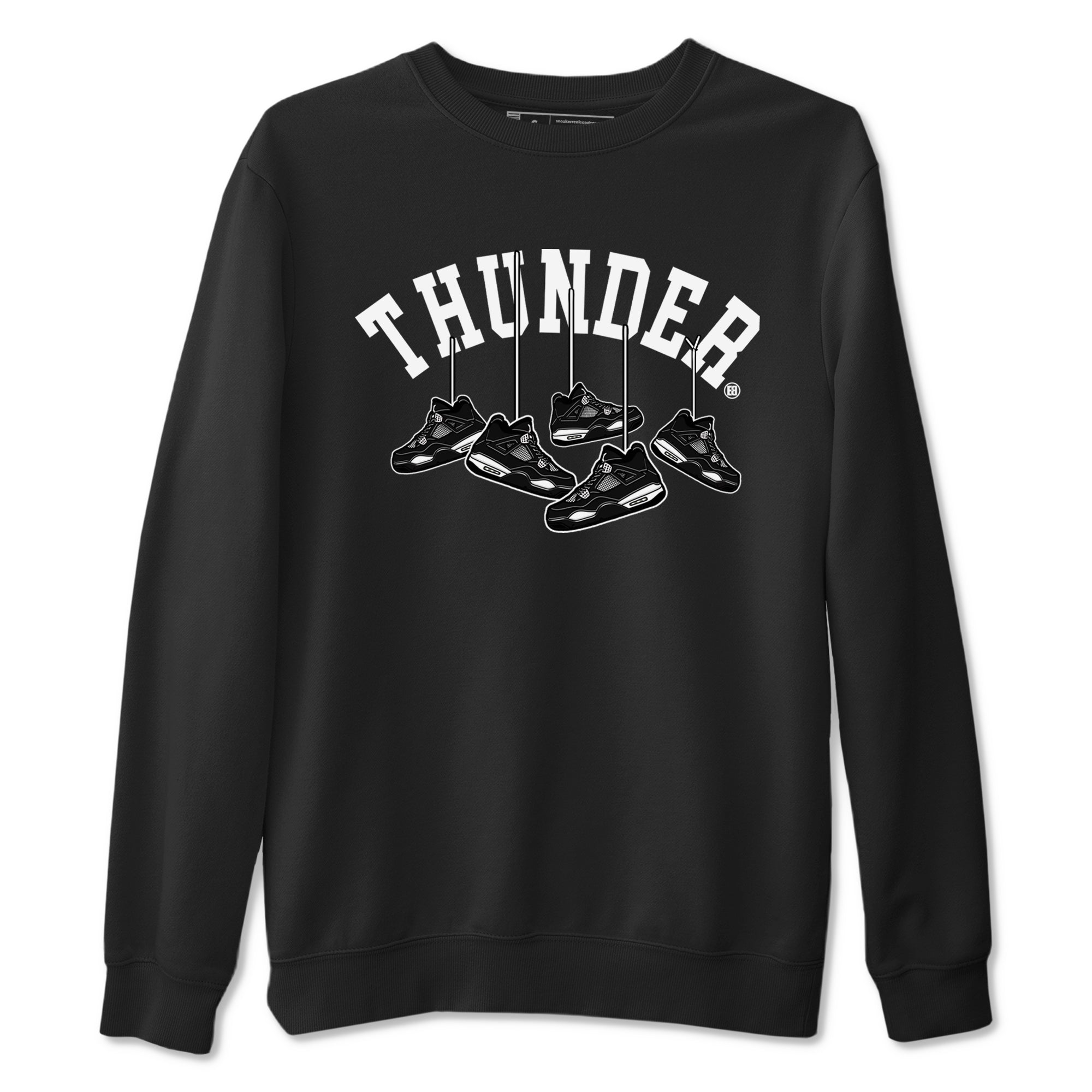 Hanging snkmatchs snkmatch Tees - Air Jordan 4 White Thunder