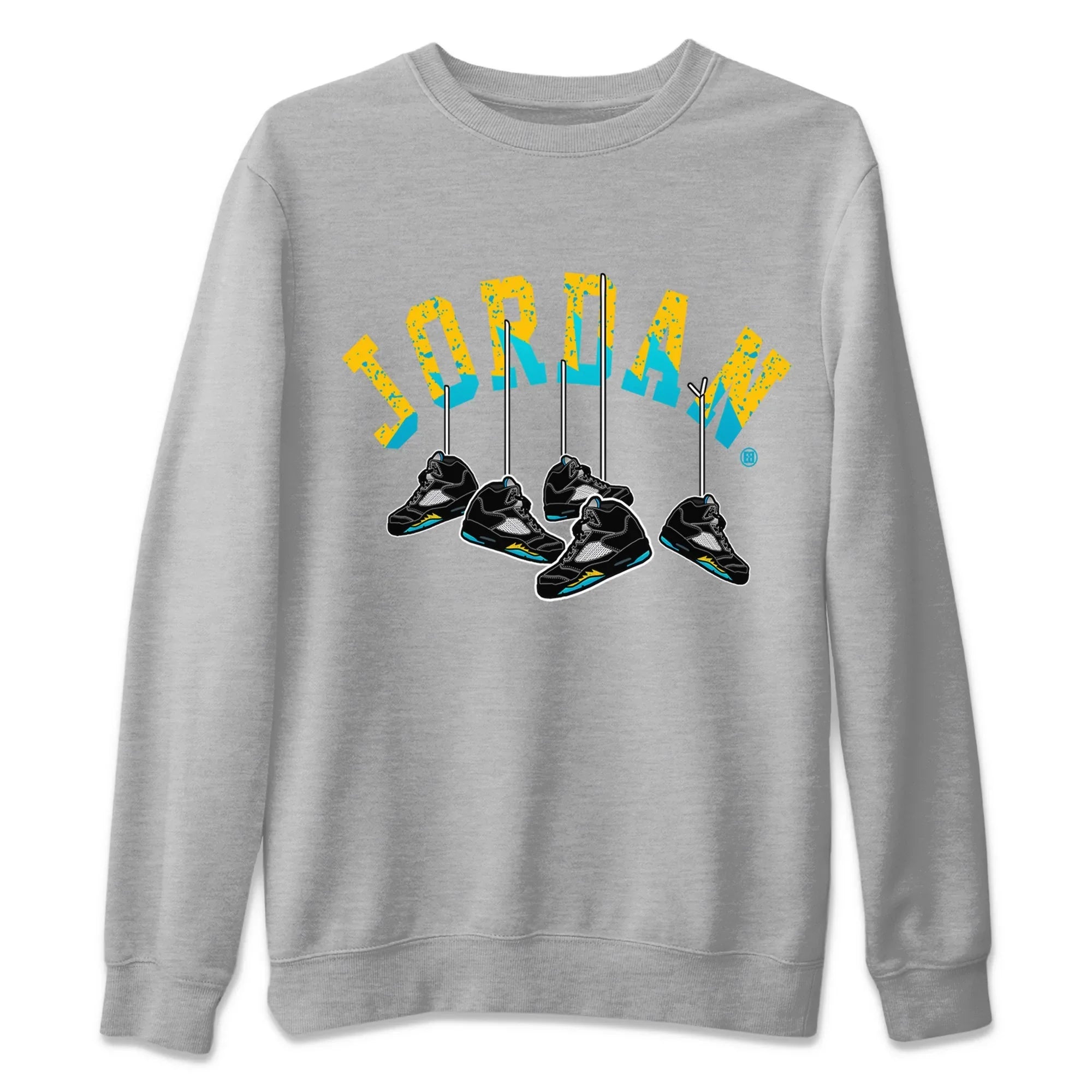 Hanging snkmatchs Unisex Tops - Air Jordan 5 Aqua