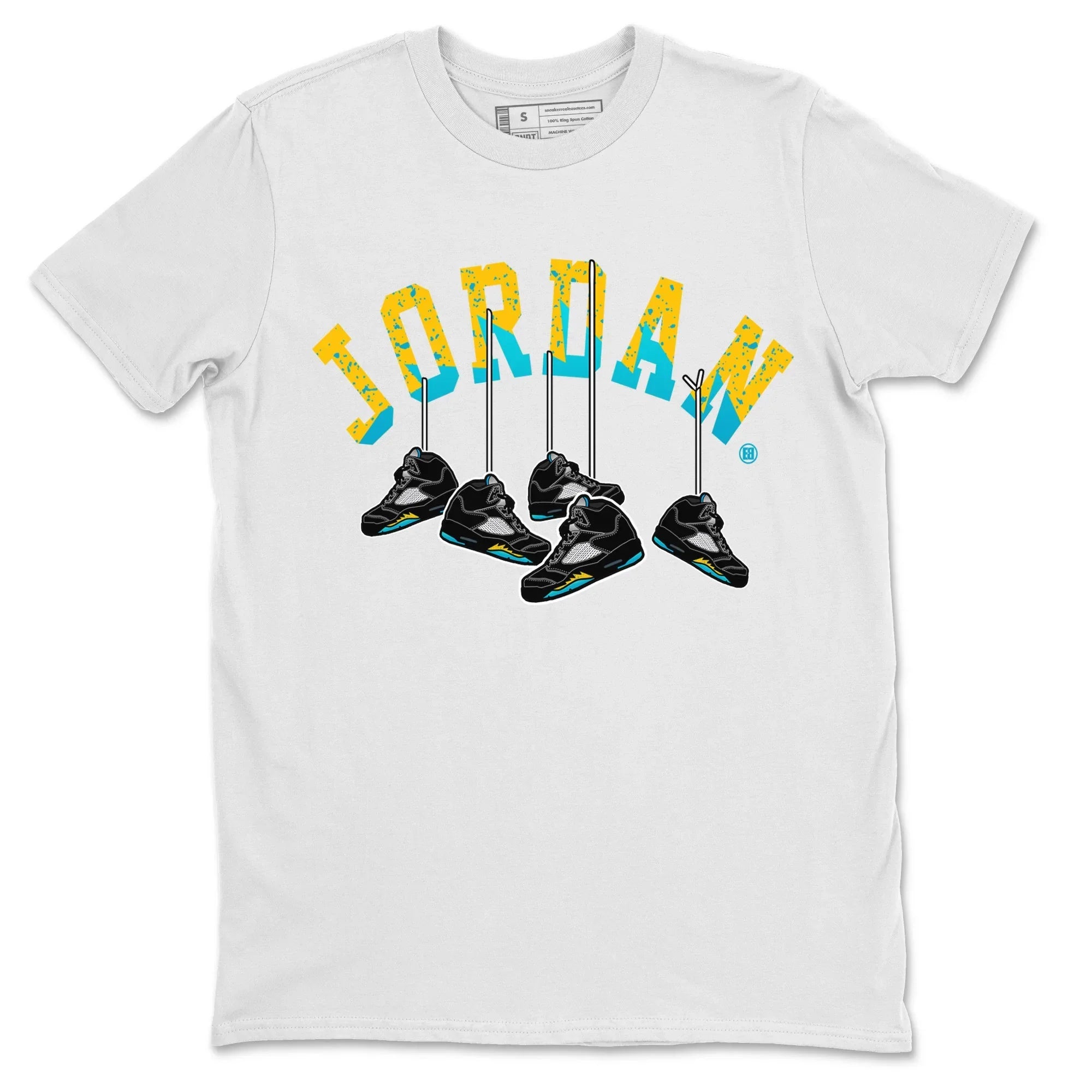 Hanging snkmatchs Unisex Tops - Air Jordan 5 Aqua