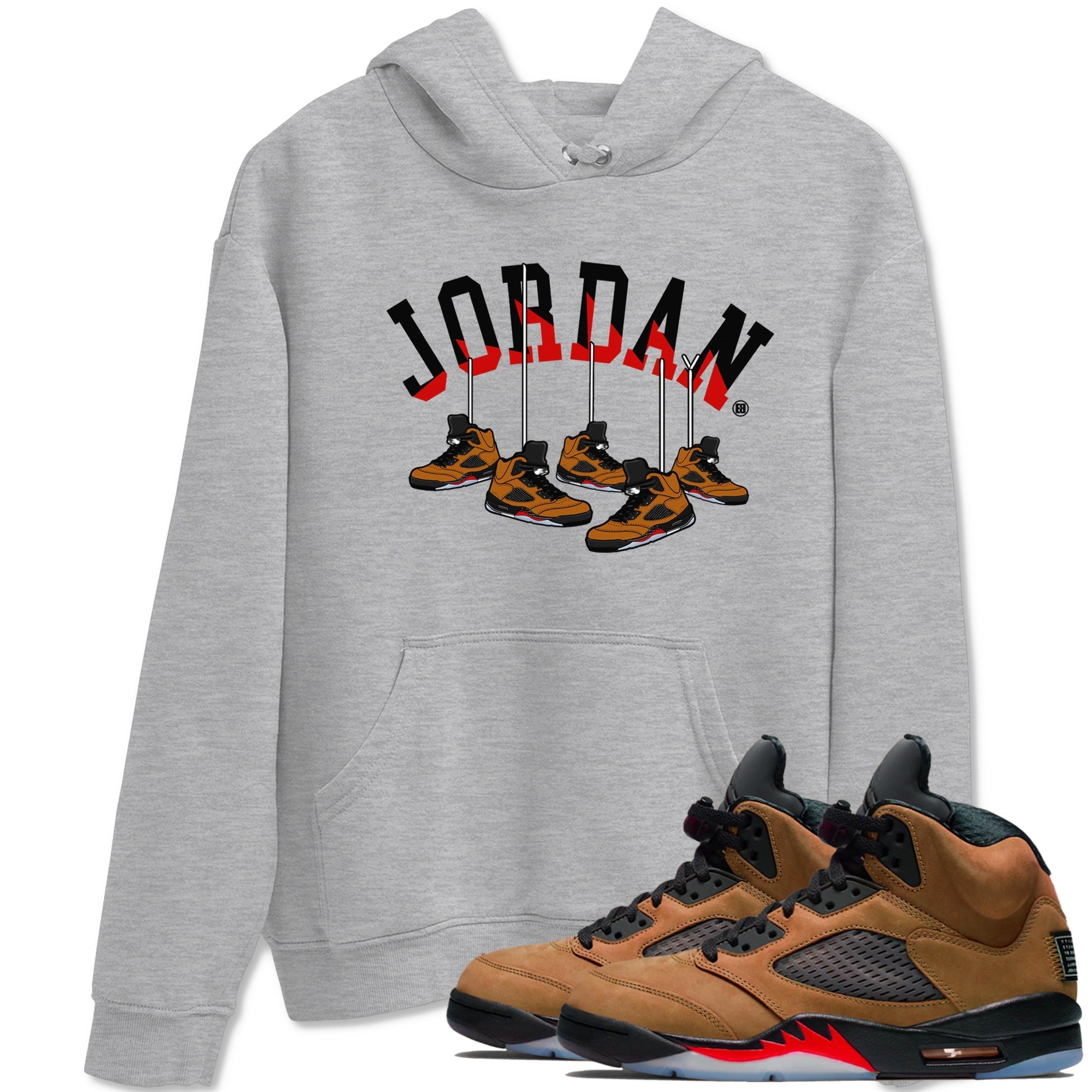Hanging snkmatchs snkmatch Tees - Air Jordan 5 Archaeo Brown