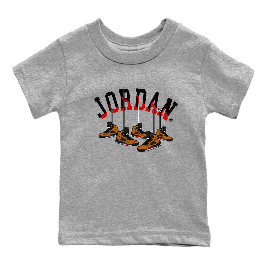 Hanging snkmatchs snkmatch Tees Kids - Air Jordan 5 Archaeo Brown