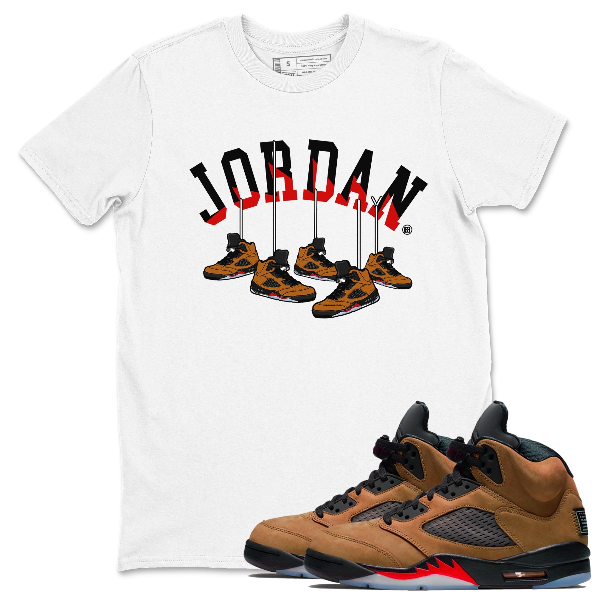 Hanging snkmatchs snkmatch Tees - Air Jordan 5 Archaeo Brown