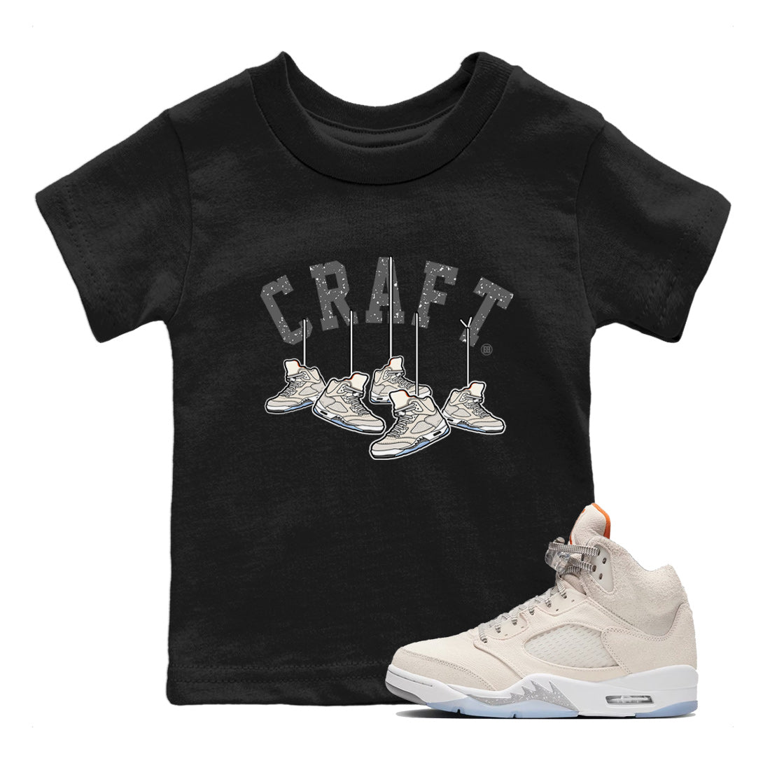 Hanging snkmatchs Kids Tops - Air Jordan 5 Craft
