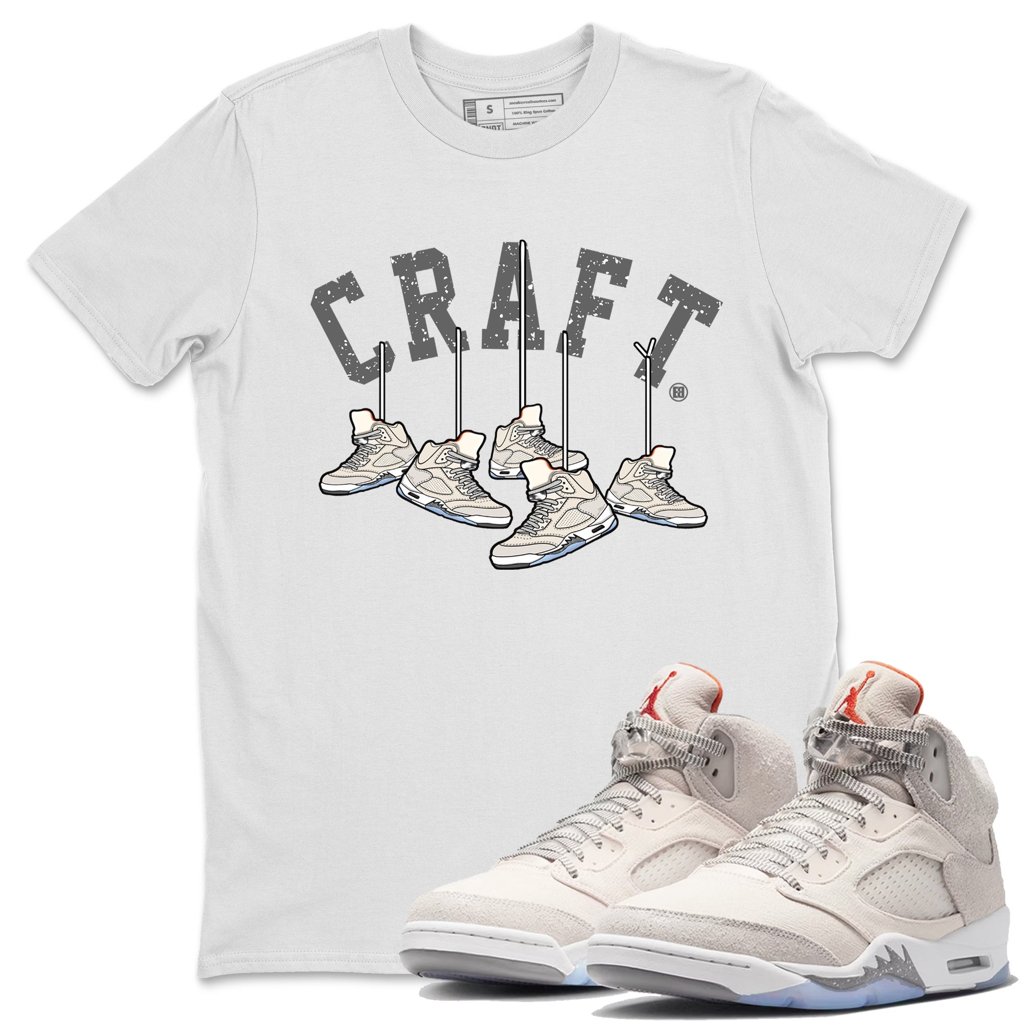 Hanging snkmatchs Unisex Tops - Air Jordan 5 Craft