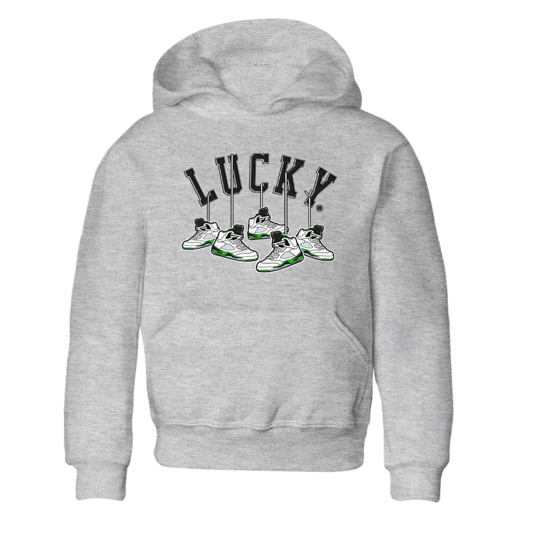 Hanging snkmatchs snkmatch Tee Kids - Air Jordan 5 Lucky Green