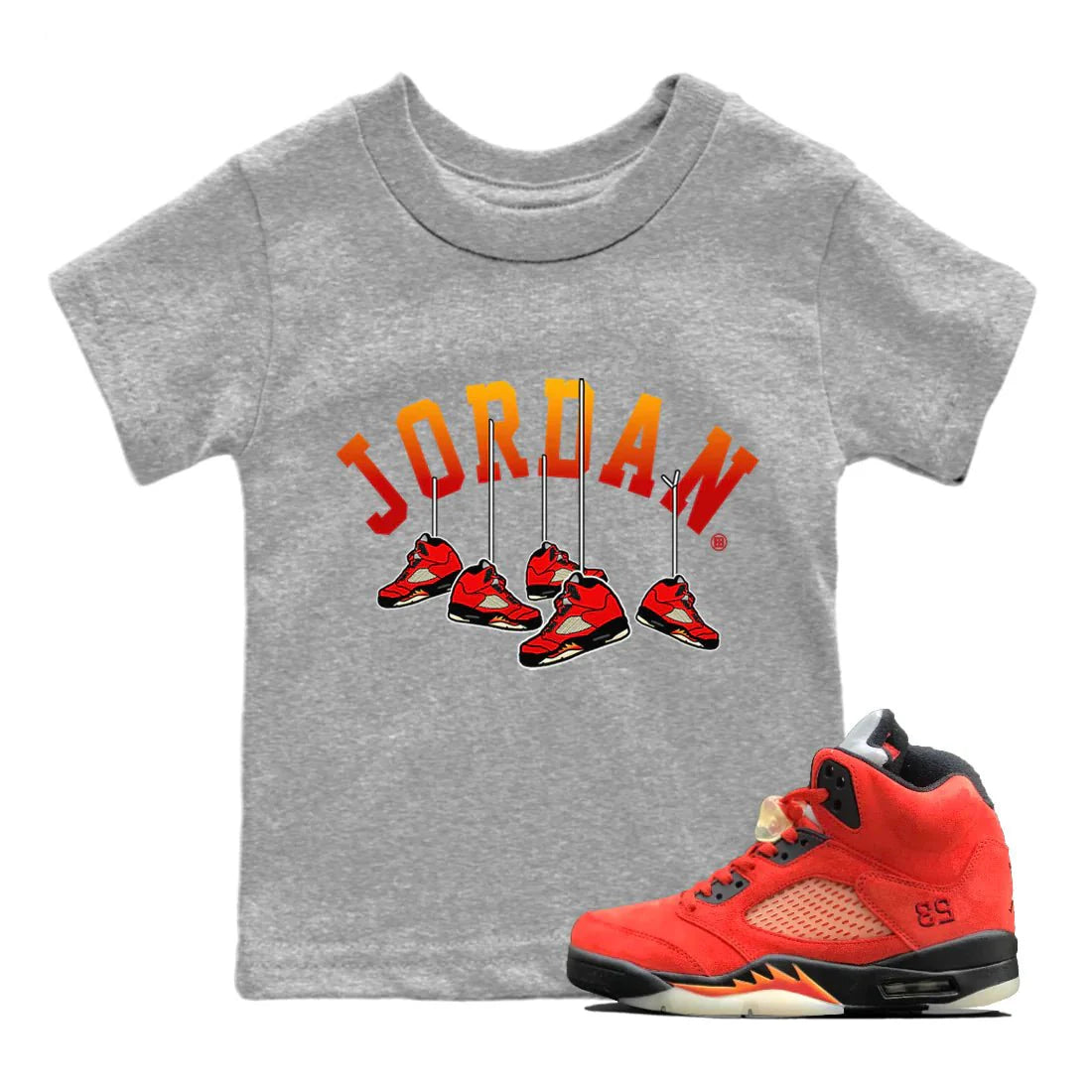 Hanging snkmatchs Kids Tops - Air Jordan 5 Mars For Her