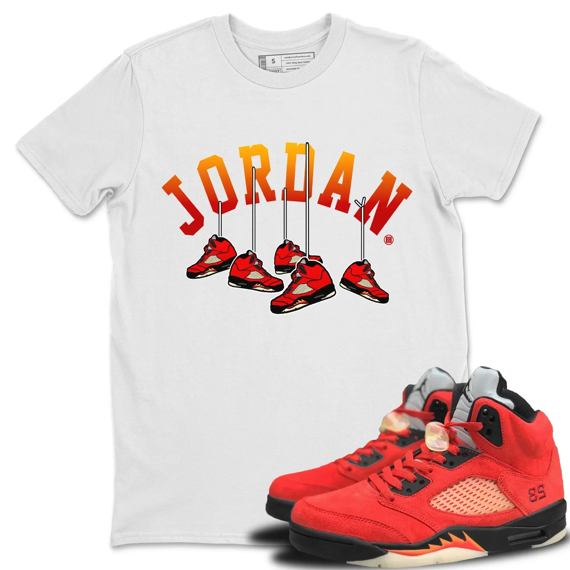 Hanging snkmatchs Unisex Tops - Air Jordan 5 Mars For Her