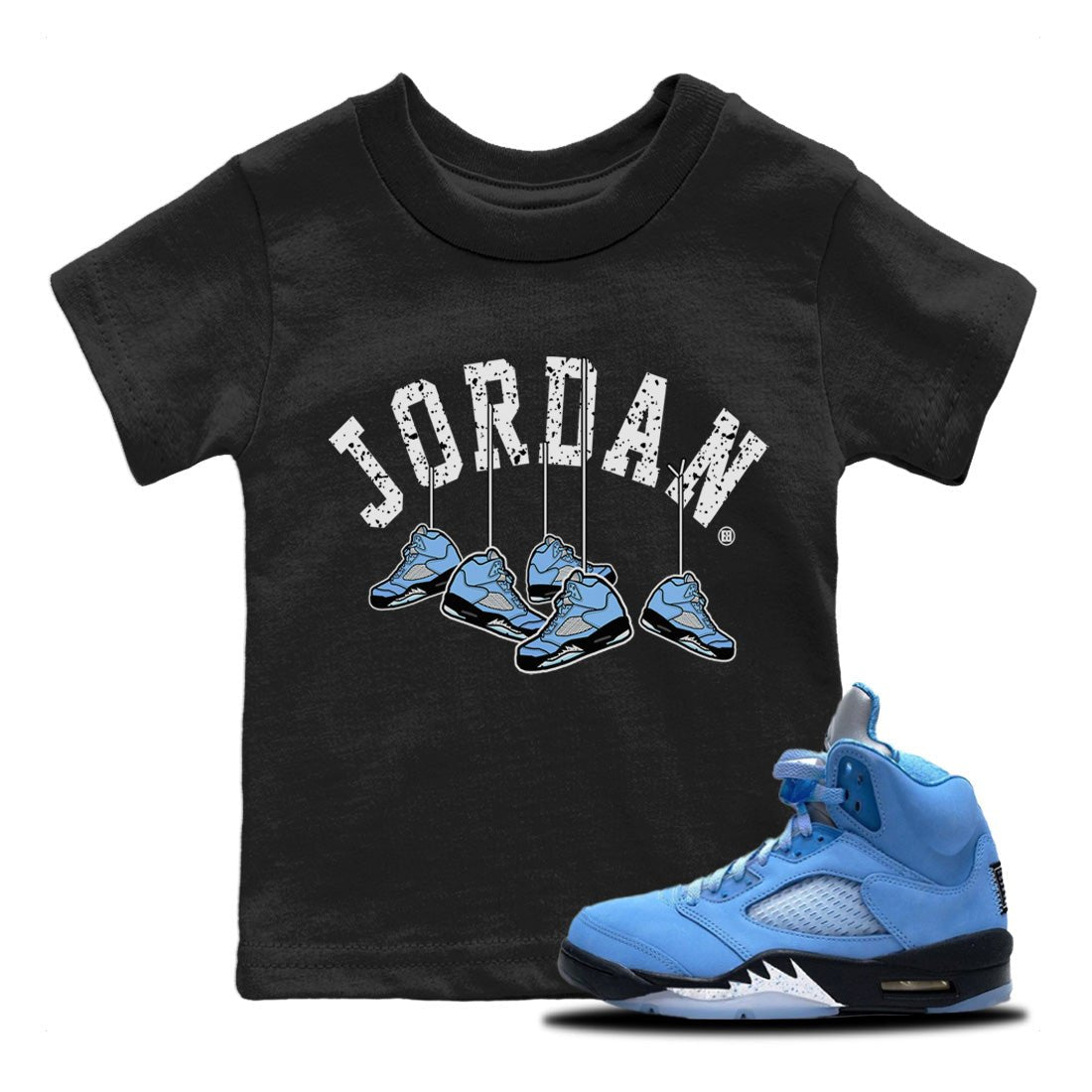 Hanging snkmatchs Kids Tops - Air Jordan 5 UNC