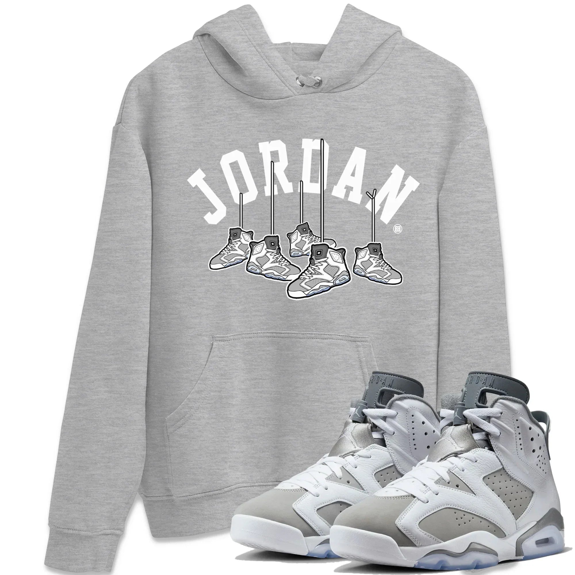 Hanging snkmatchs Unisex Tops - Air Jordan 6 Cool Grey