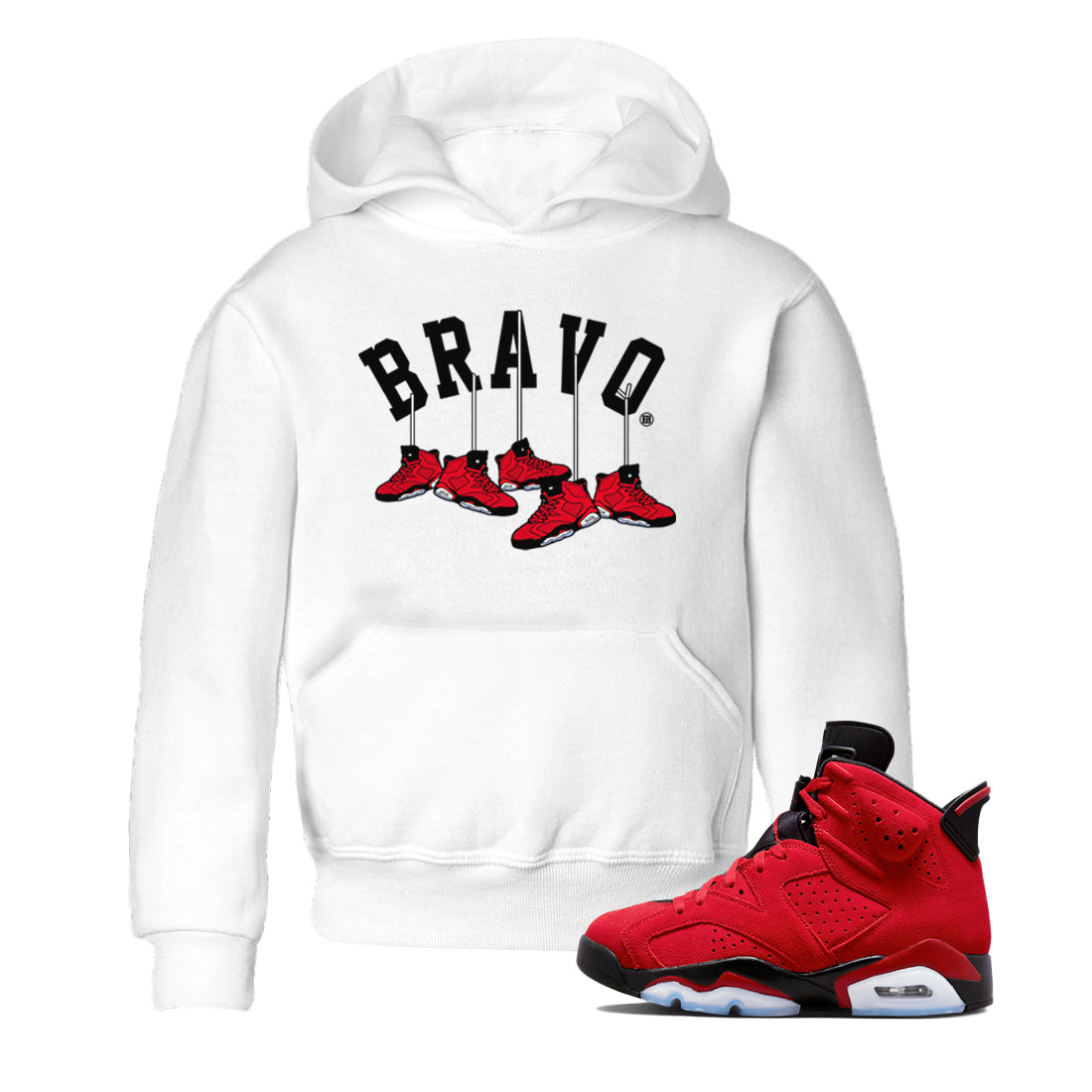 Hanging snkmatchs Kids Tops - Air Jordan 6 Toro Bravo