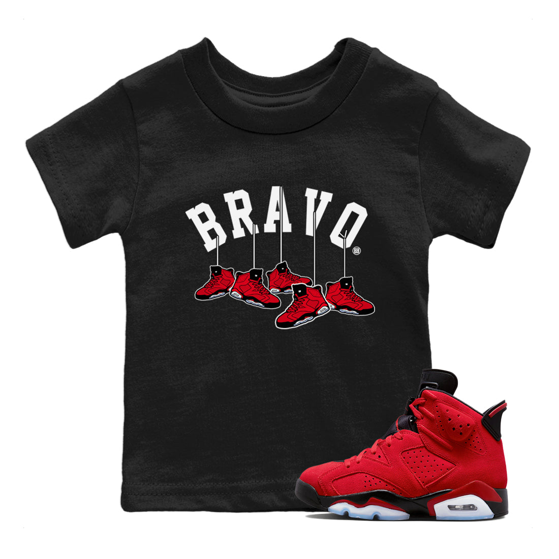 Hanging snkmatchs Kids Tops - Air Jordan 6 Toro Bravo