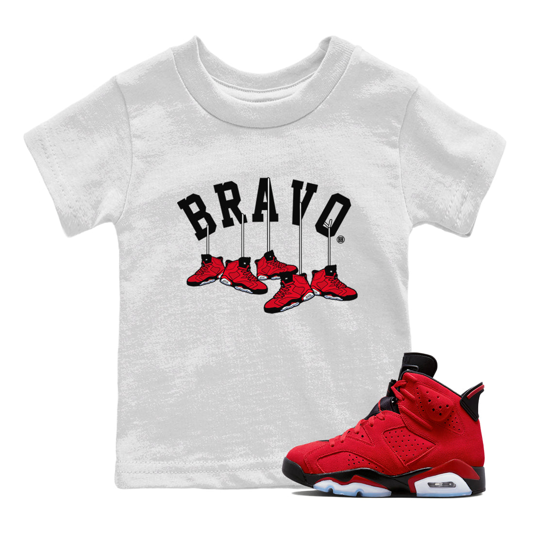 Hanging snkmatchs Kids Tops - Air Jordan 6 Toro Bravo
