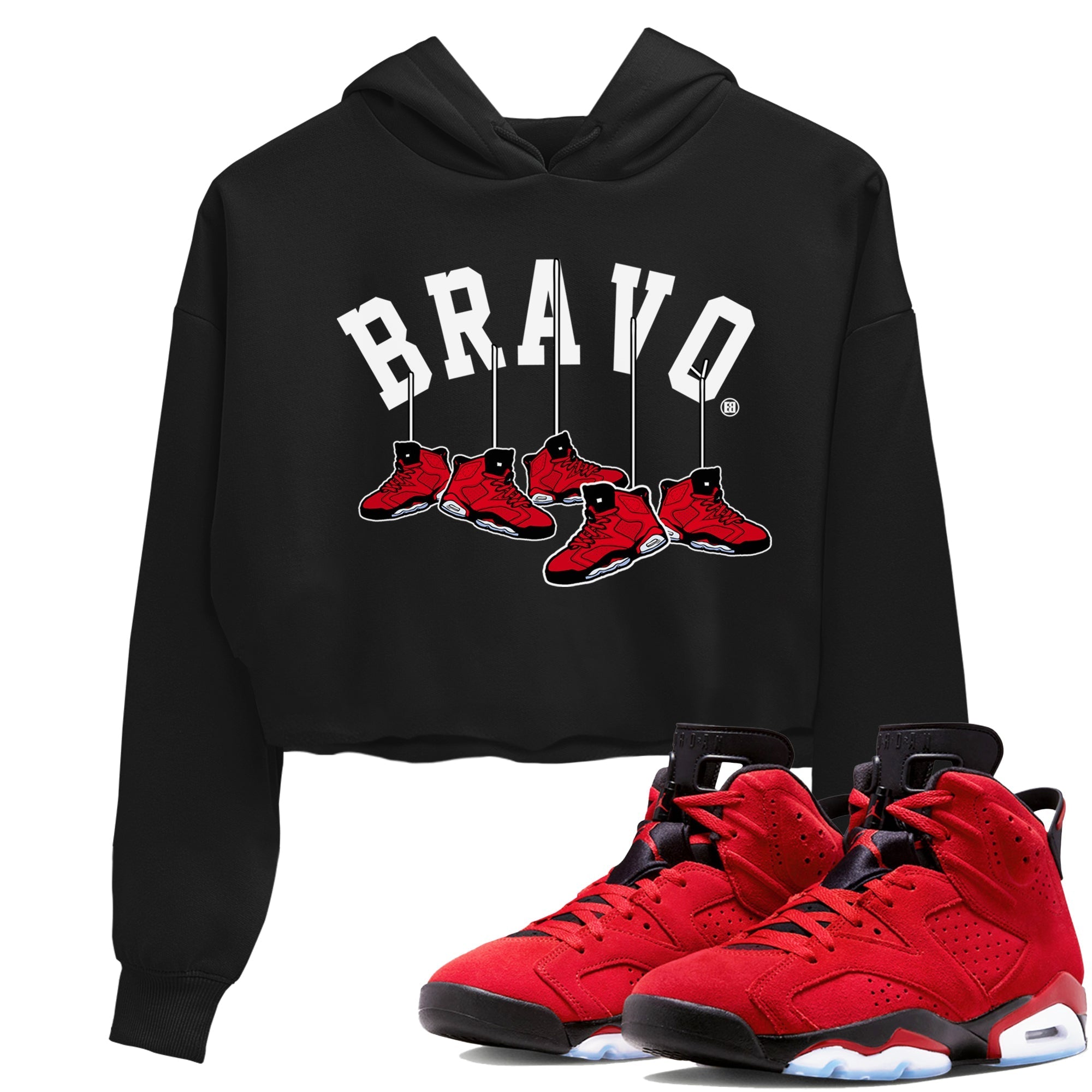 Hanging snkmatchs Women's Tops - Air Jordan 6 Toro Bravo