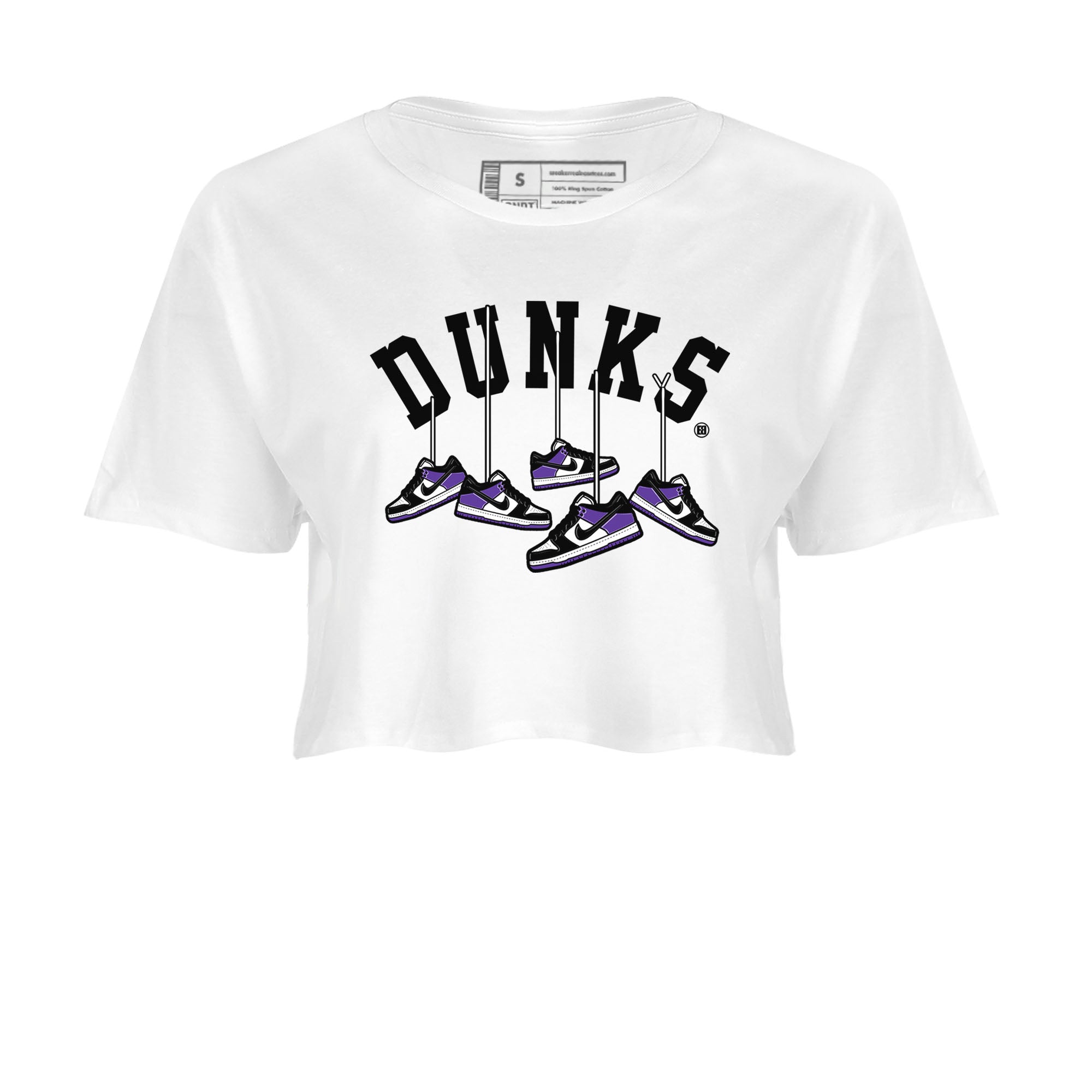 Hanging snkmatchs snkmatch Women's Top - Dunk Low Court Purple