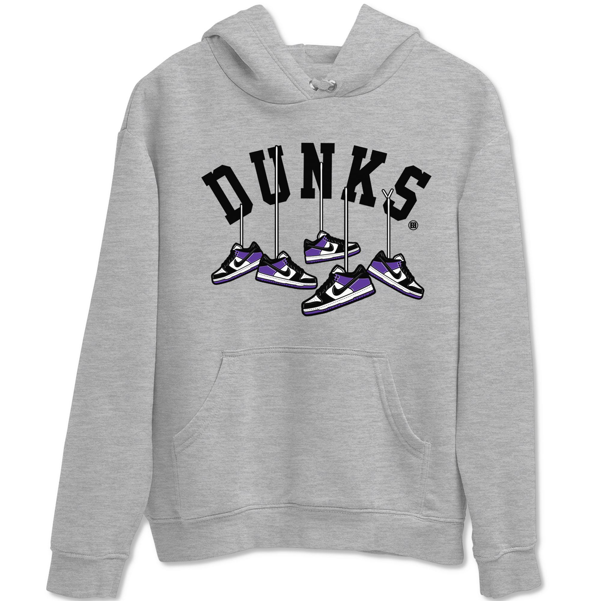 Hanging snkmatchs snkmatch Tees - Dunk Low Court Purple