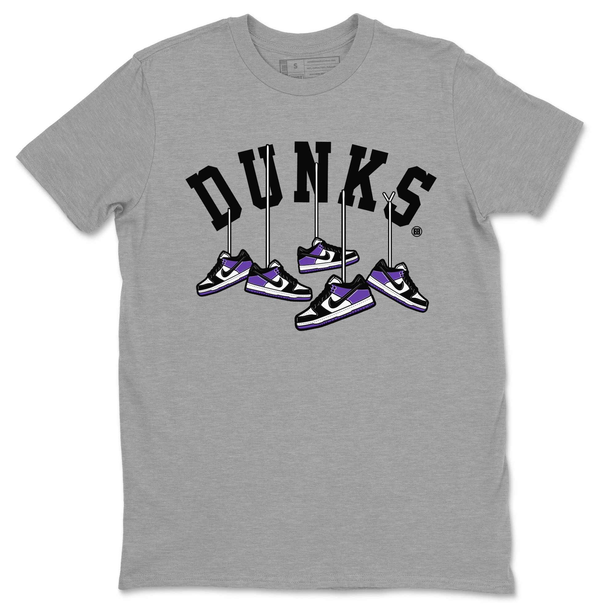 Hanging snkmatchs snkmatch Tees - Dunk Low Court Purple