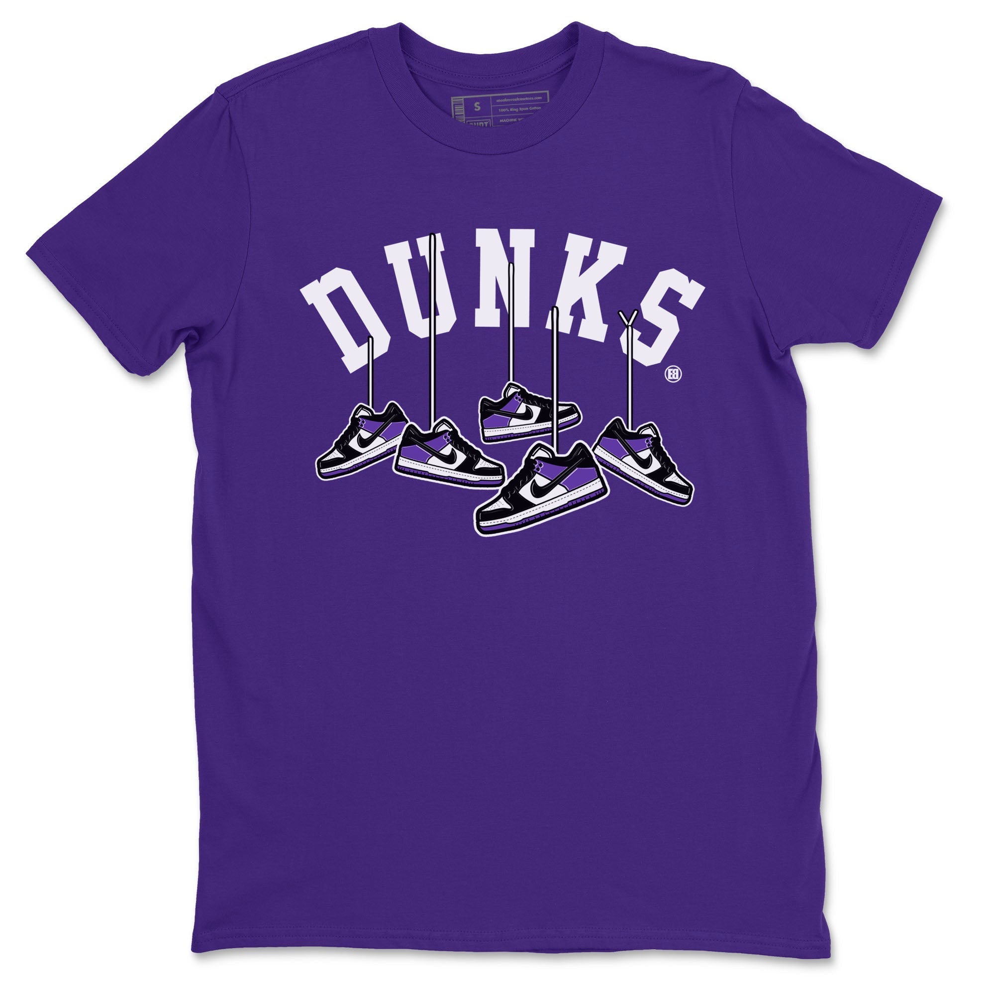 Hanging snkmatchs snkmatch Tees - Dunk Low Court Purple