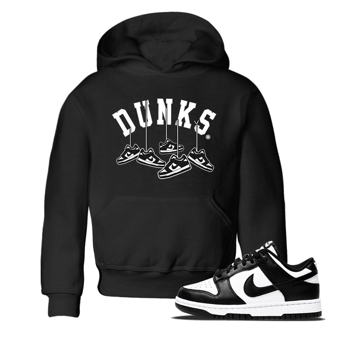 Hanging snkmatchs Kids Tops - Dunk Panda