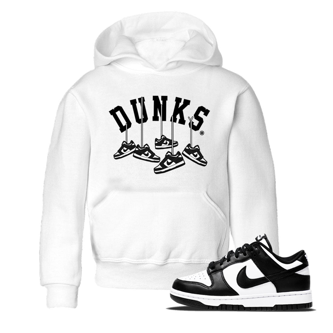Hanging snkmatchs Kids Tops - Dunk Panda