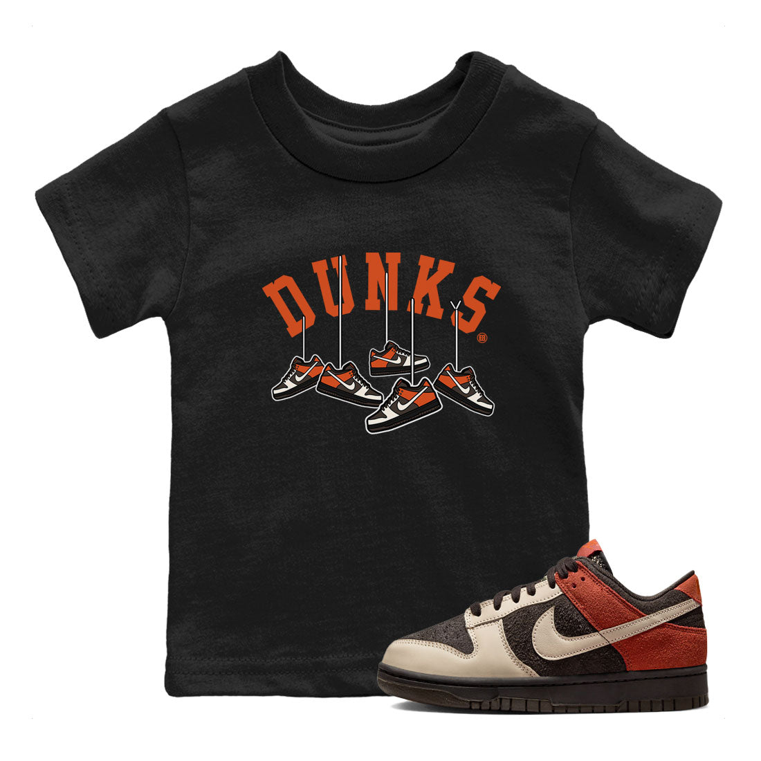 Hanging snkmatchs snkmatch Tee Kids - Dunk Red Panda