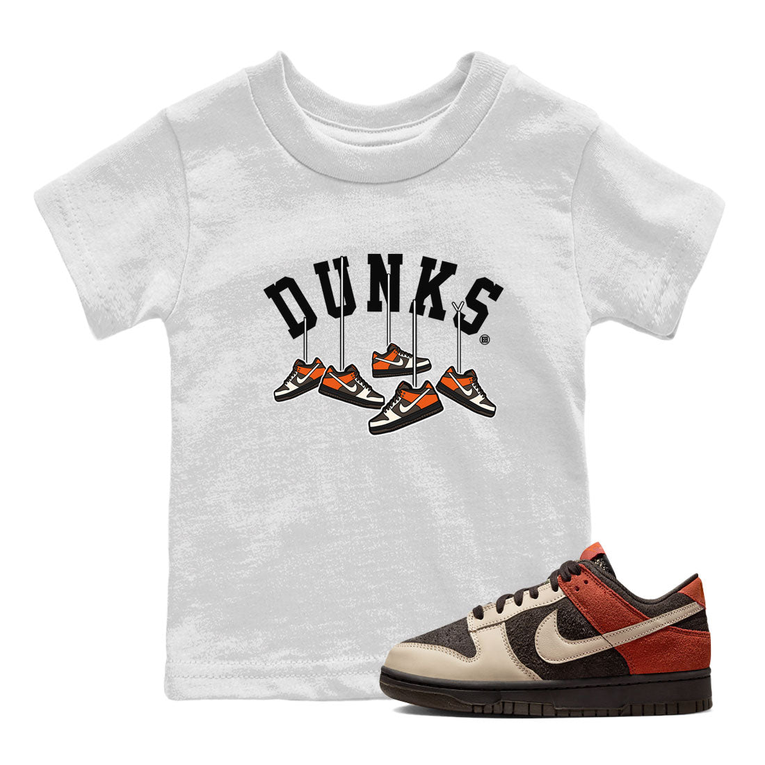 Hanging snkmatchs snkmatch Tee Kids - Dunk Red Panda