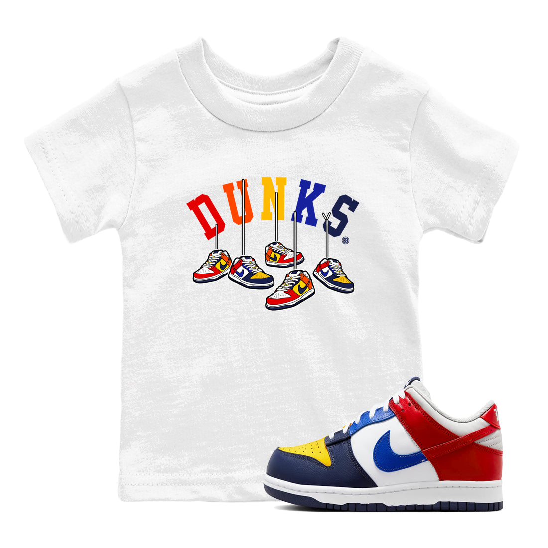 Hanging snkmatchs snkmatch Tees Kids - Dunk What The