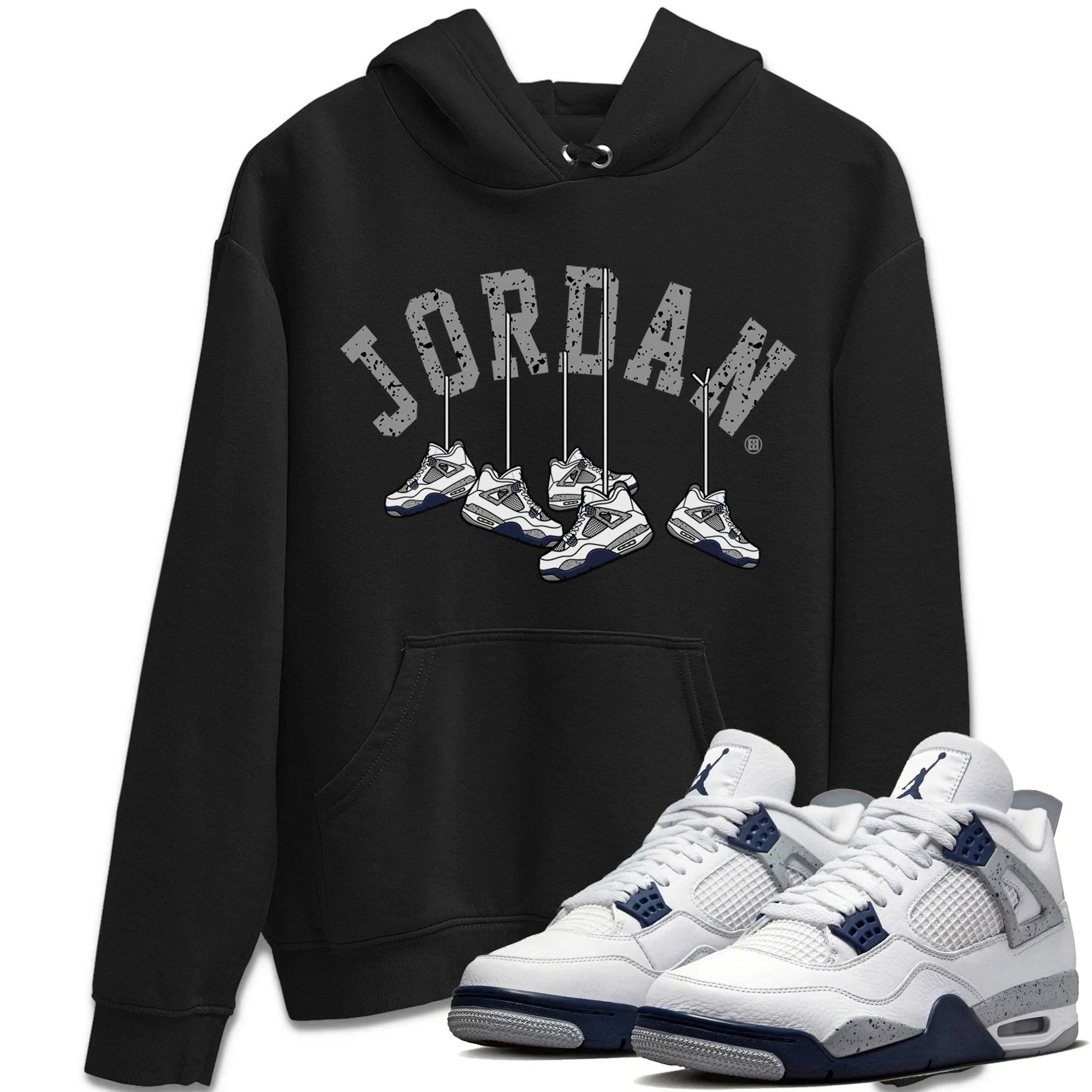 Hanging snkmatchs Unisex Tops - Air Jordan 4 Midnight Navy