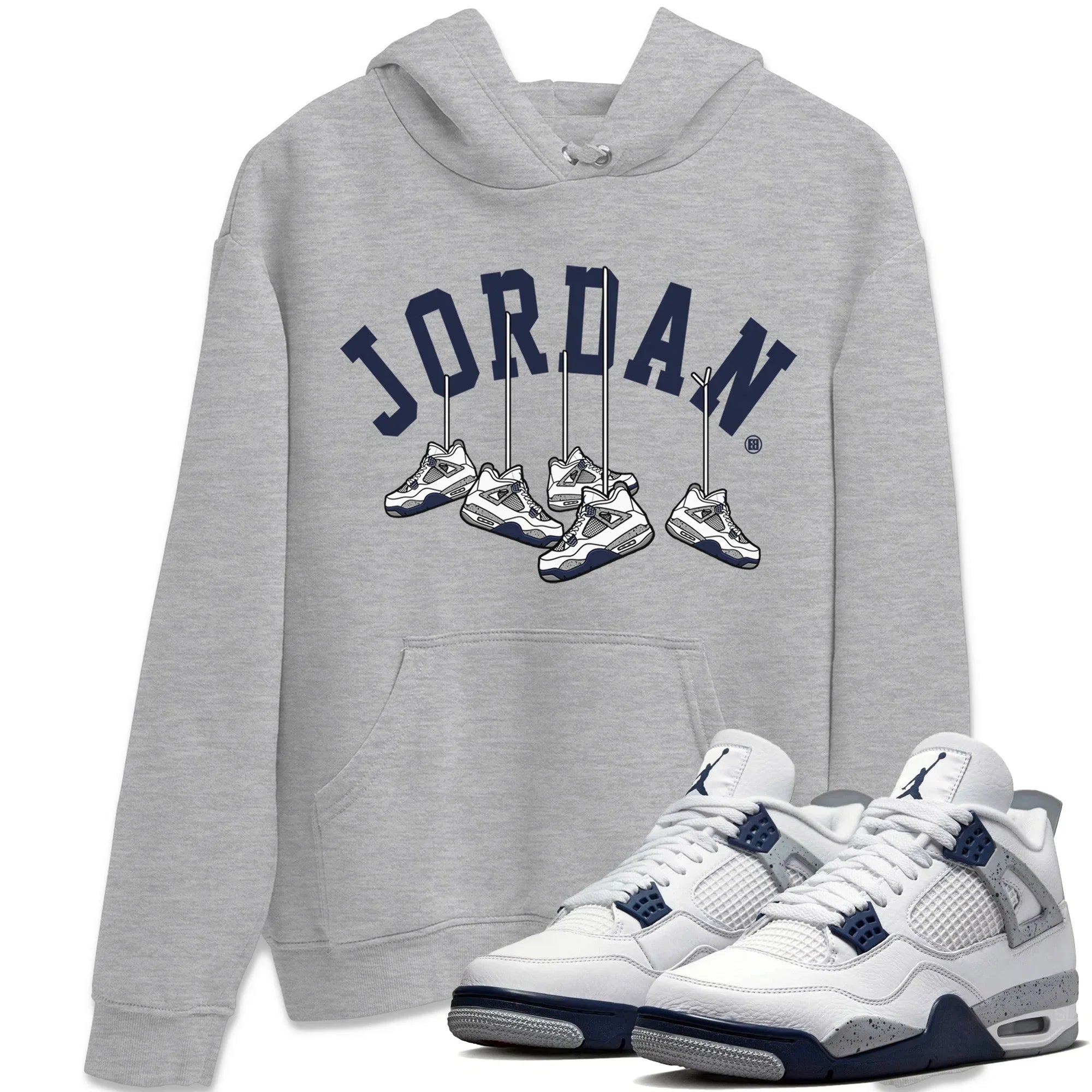 Hanging snkmatchs Unisex Tops - Air Jordan 4 Midnight Navy