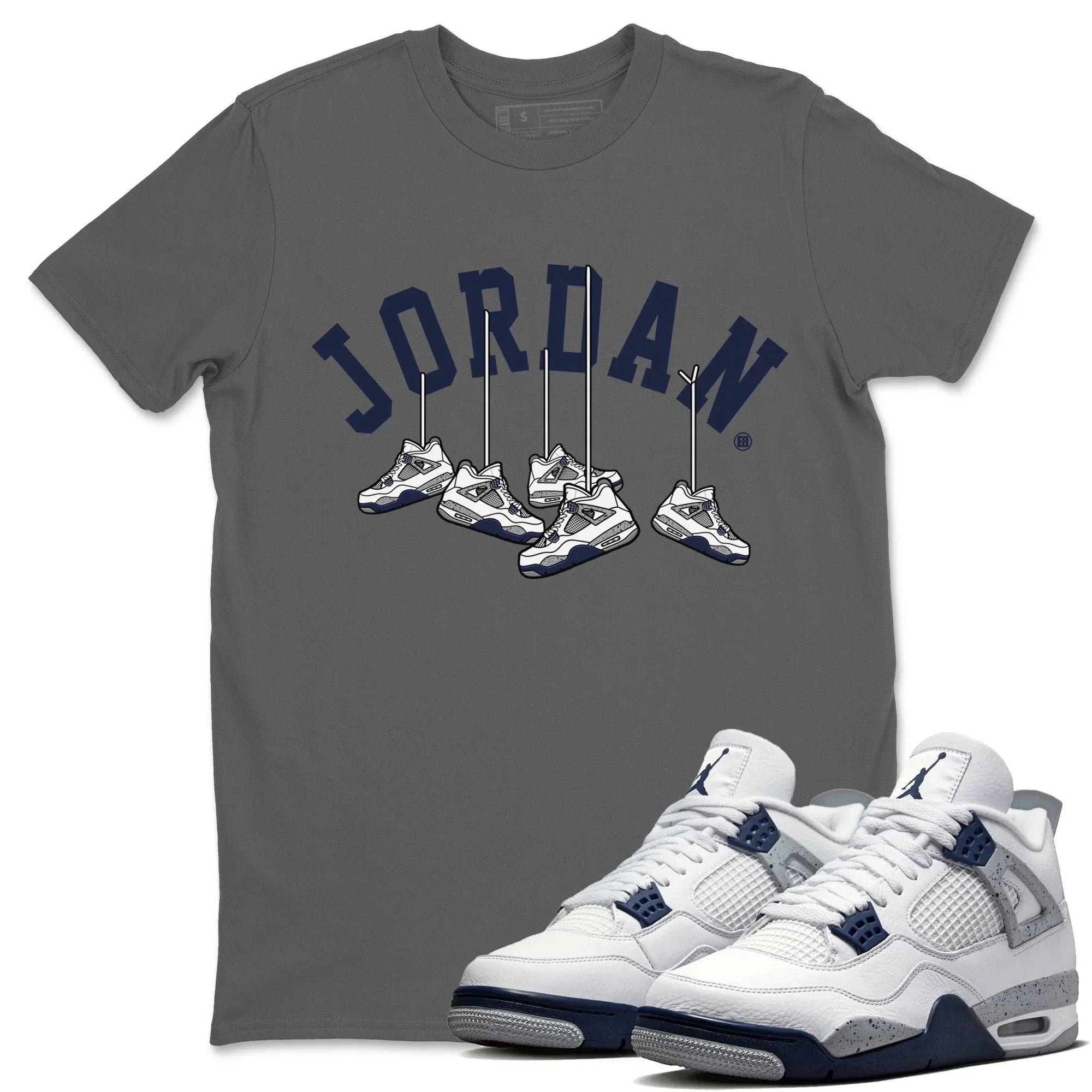 Hanging snkmatchs Unisex Tops - Air Jordan 4 Midnight Navy