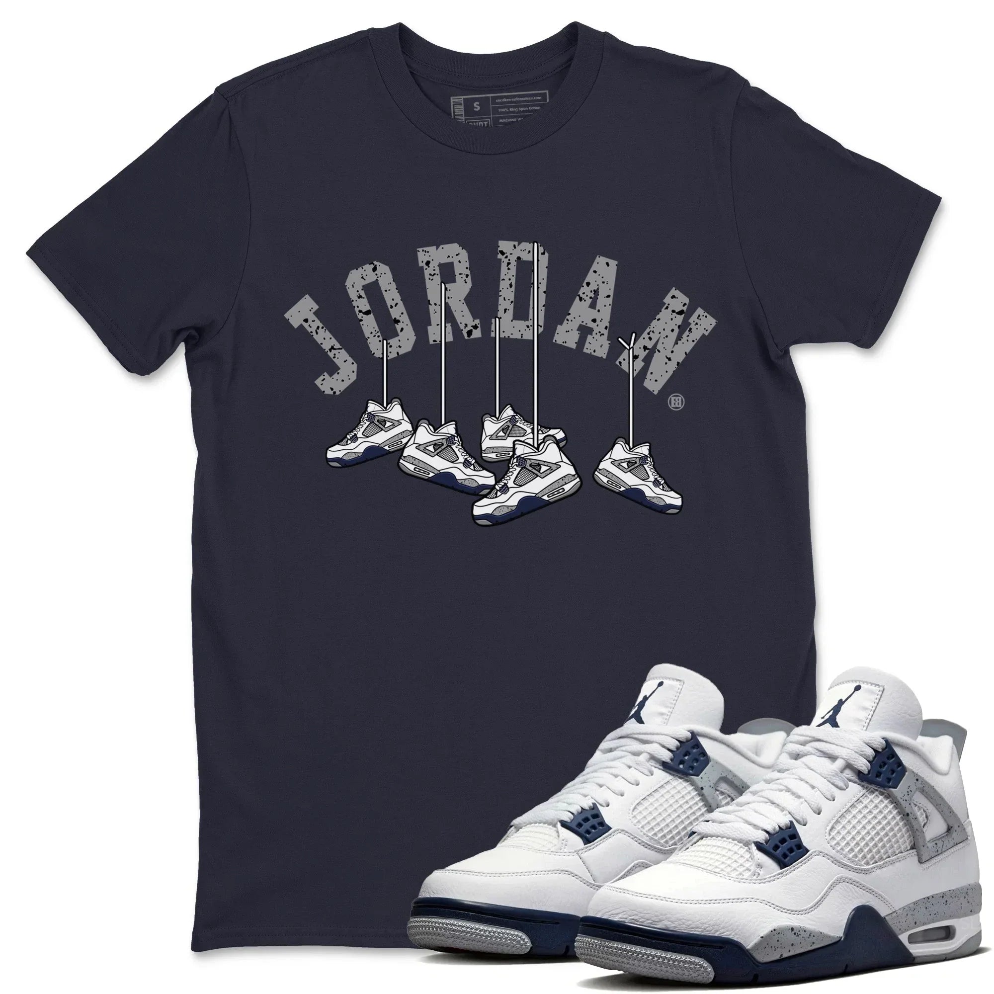 Hanging snkmatchs Unisex Tops - Air Jordan 4 Midnight Navy