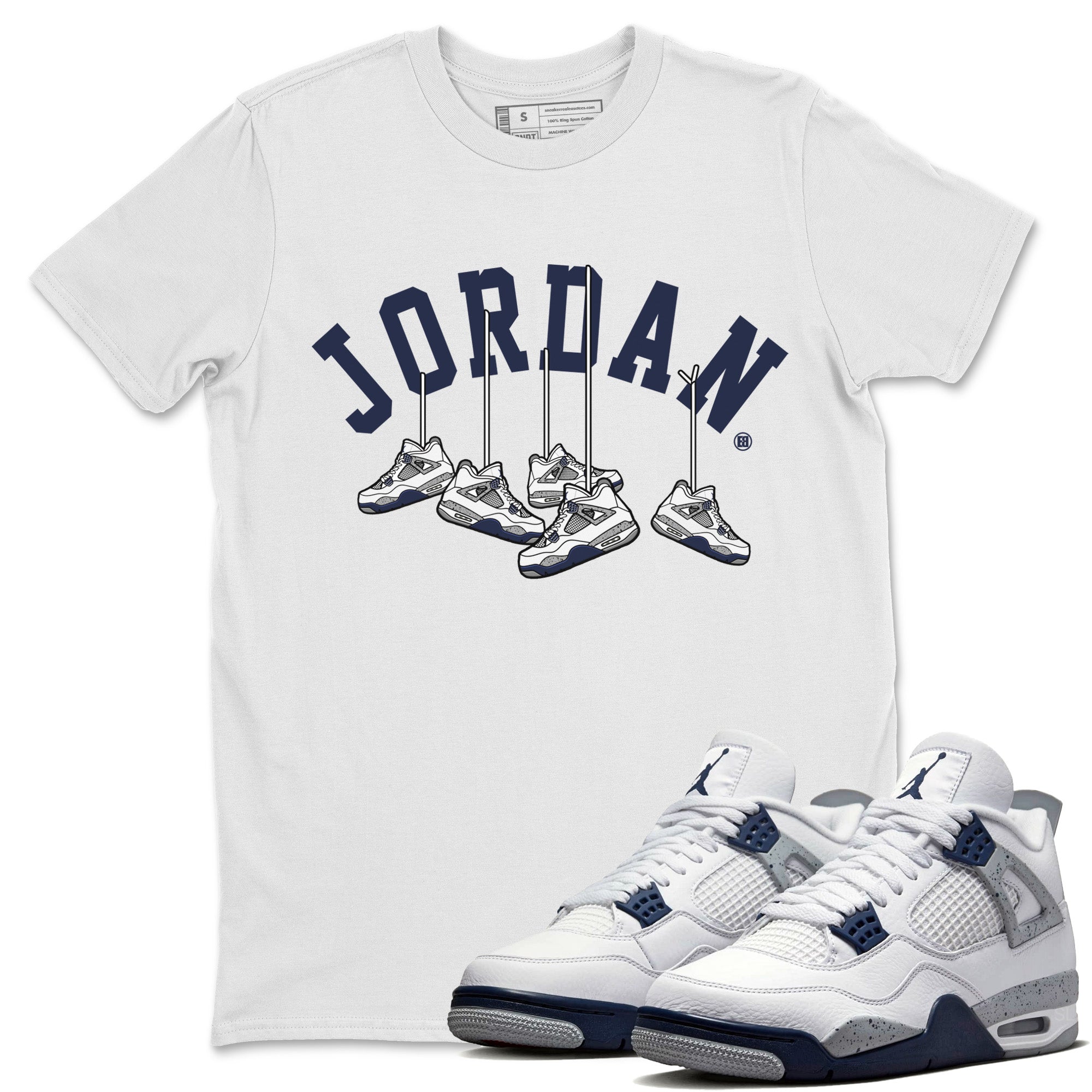 Hanging snkmatchs Unisex Tops - Air Jordan 4 Midnight Navy