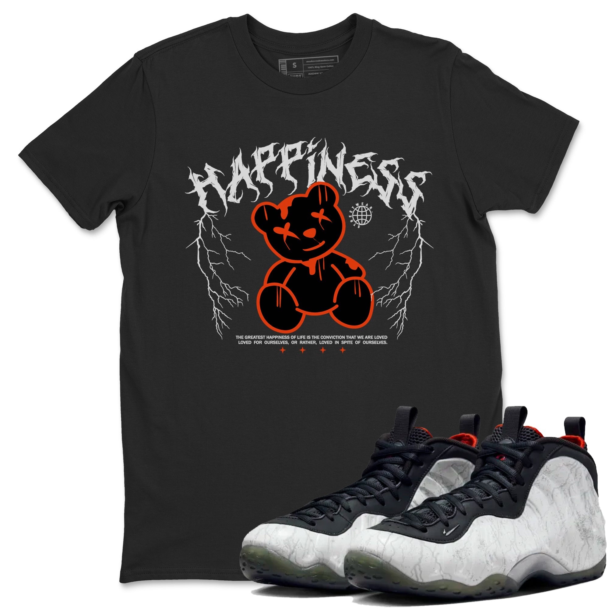 Happiness Bear snkmatch Tees - Air Foamposite One Jin