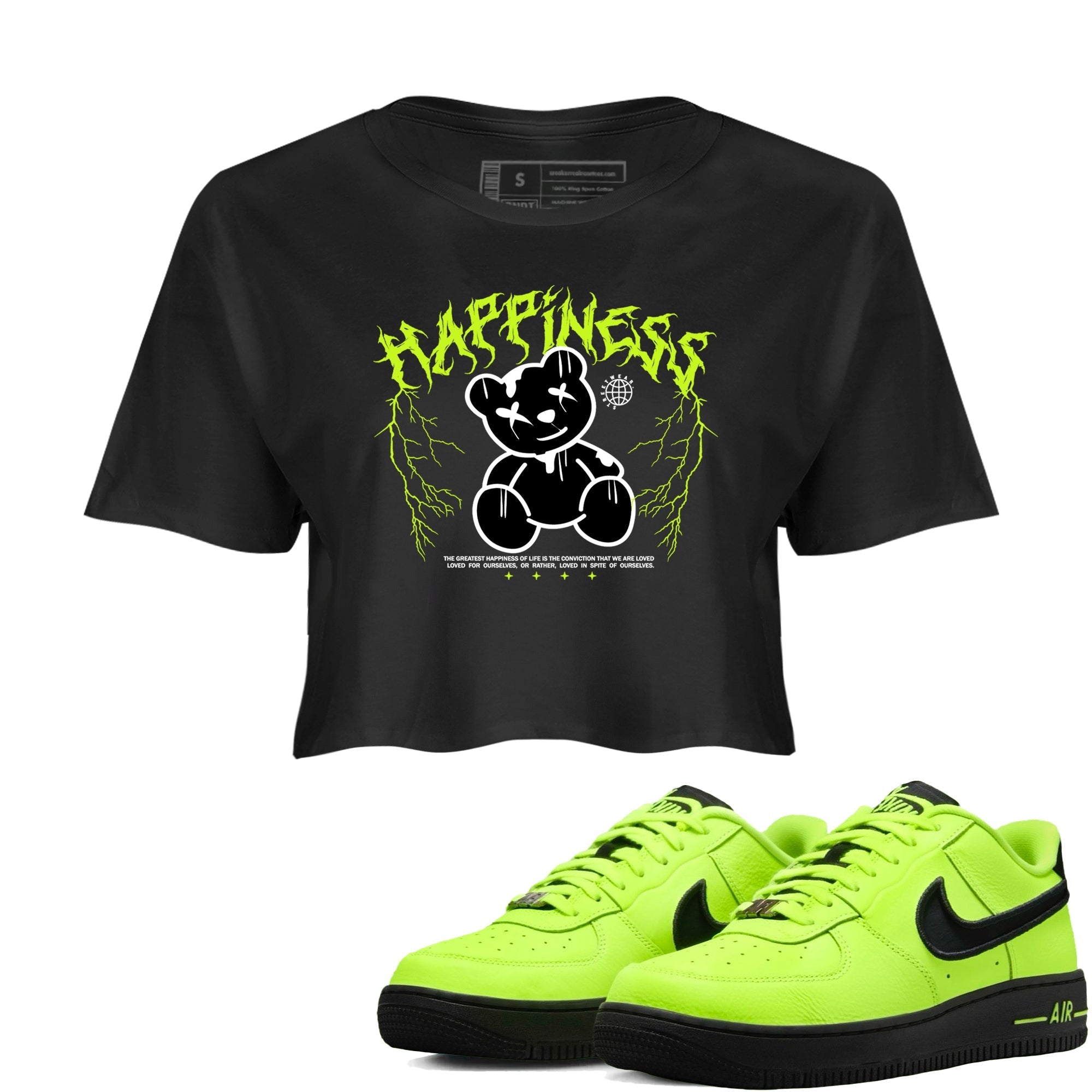 Happiness Bear snkmatch Women's Top - Air Force 1 Volt