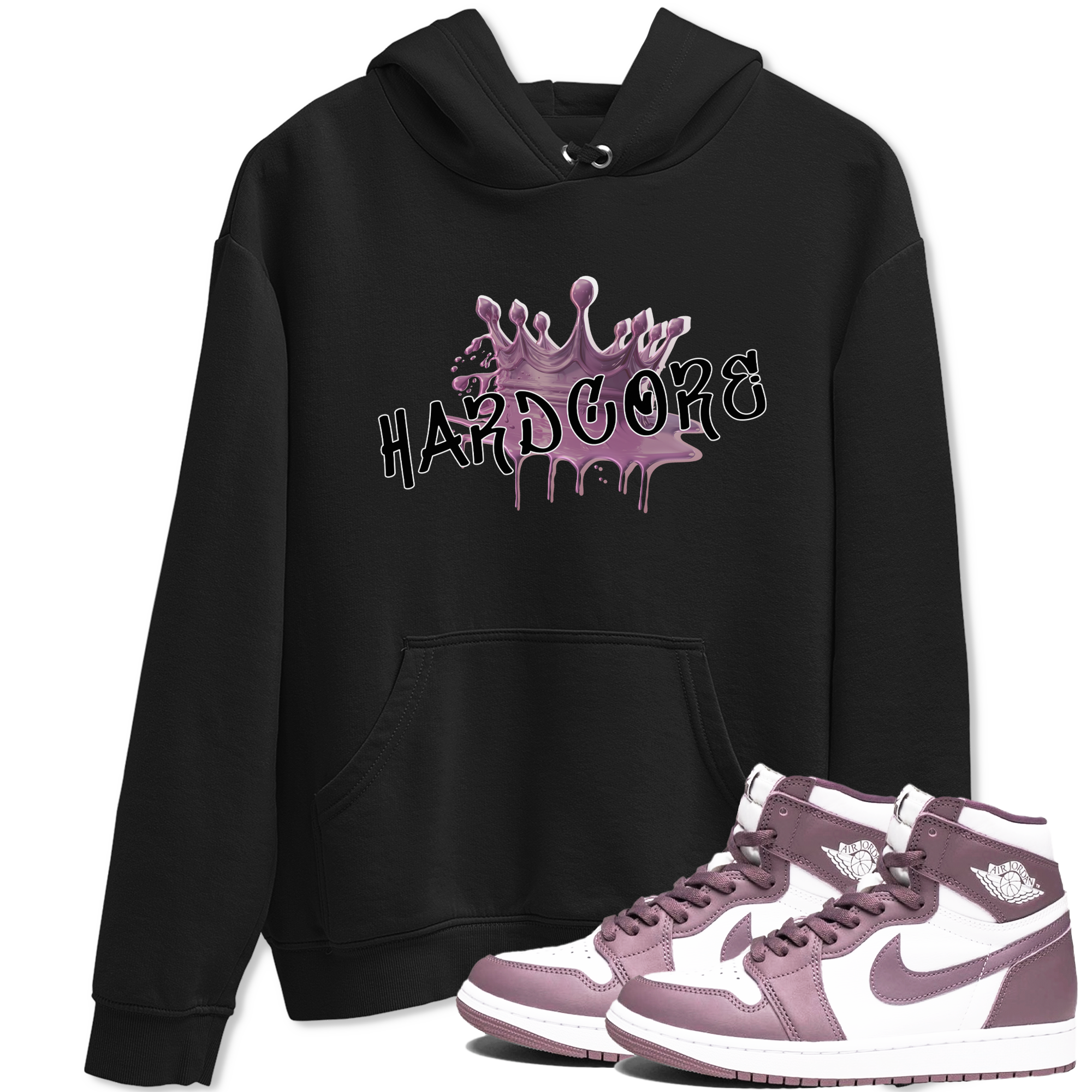 Hardcore snkmatch Tee - Air Jordan 1 Mauve